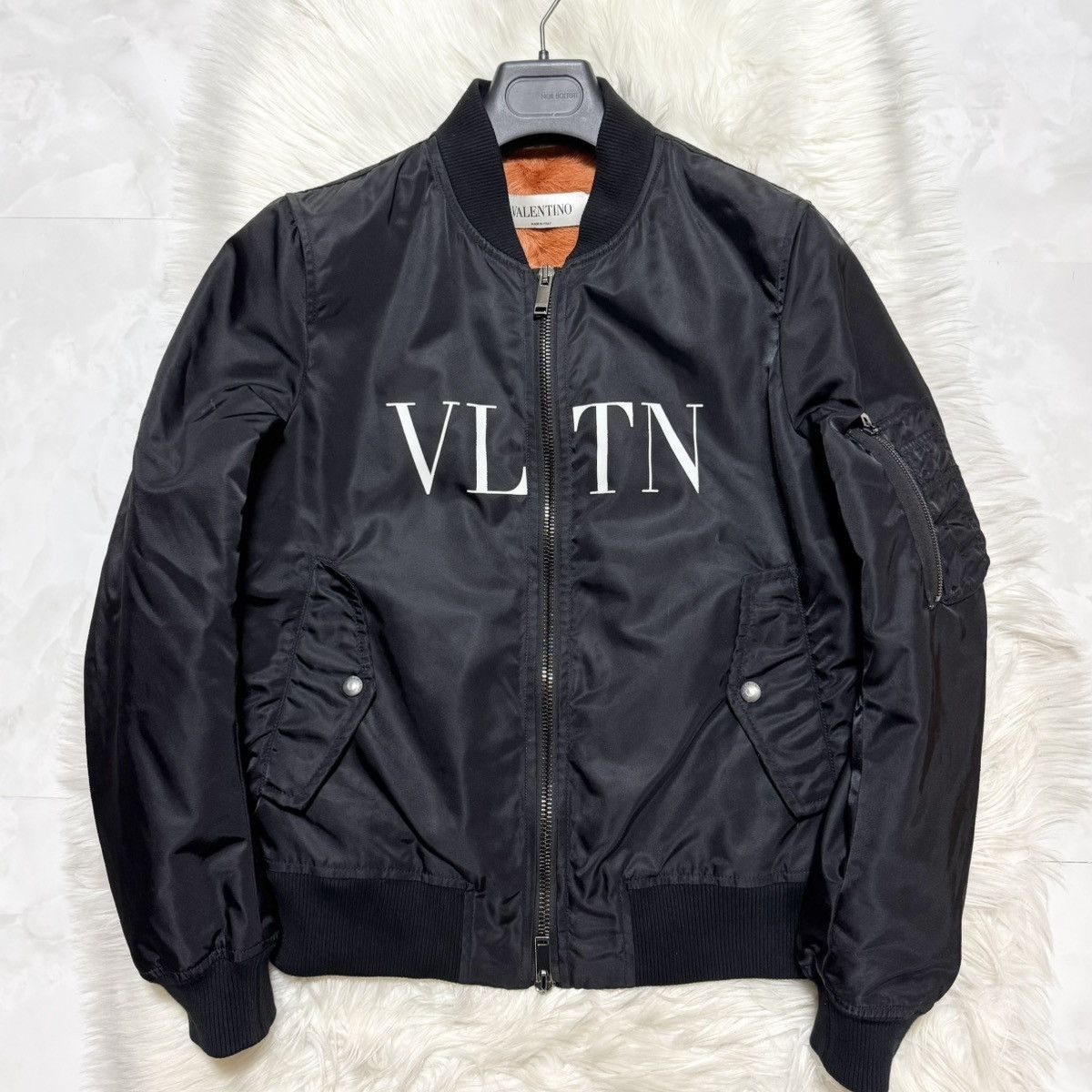 Valentino Authentic Valentino VLTN Goat Fur Military Bomber Jacket Size US S / EU 44-46 / 1 - 6 Thumbnail