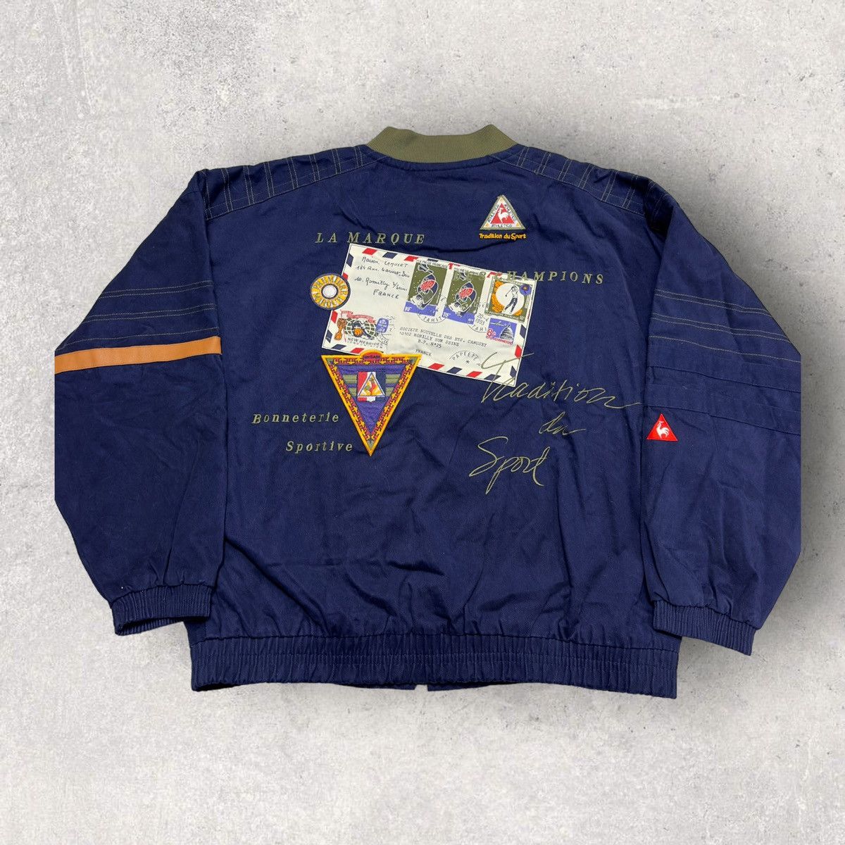 image of Le Coq Sportif Jacket in Navy, Men's (Size XL)