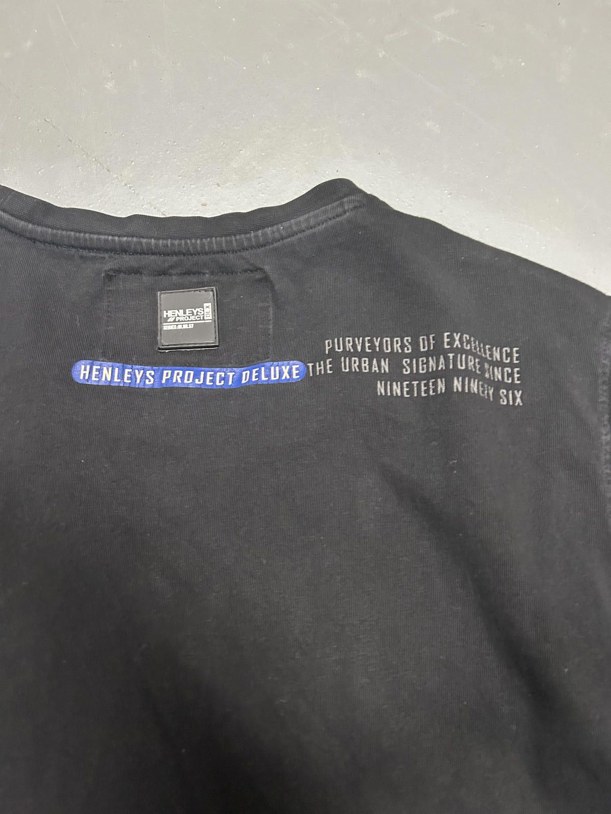 Designer Henleys DLX Project Black Graphic T-Shirt Size US M / EU 48-50 / 2 - 7 Thumbnail