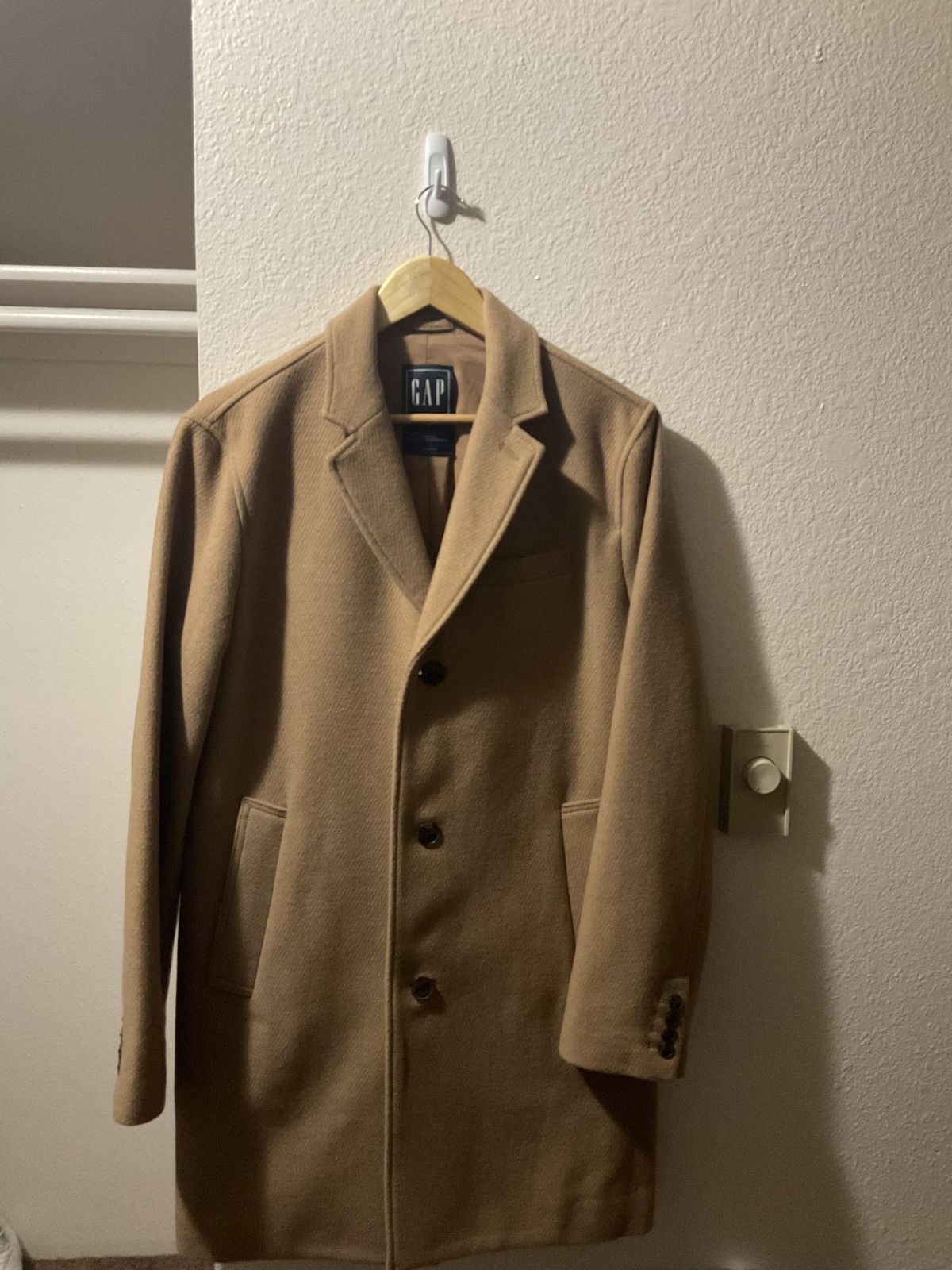 Orders gap camel wool coat