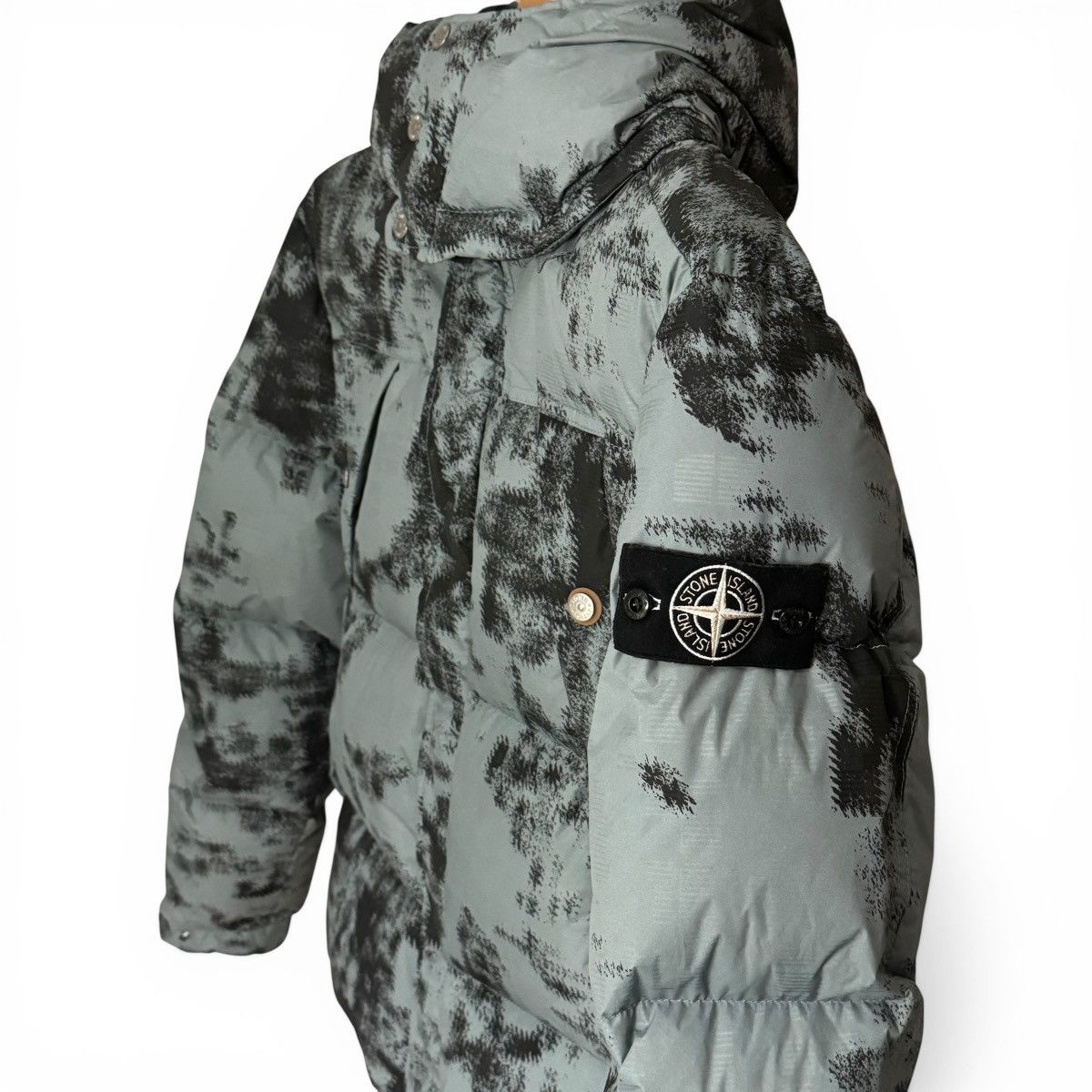 Stone Island Stone Island FW24 Earth Mapping Camo Ice Jacket - Green Size US M / EU 48-50 / 2 - 3 Thumbnail