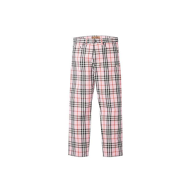 Burberry × Supreme Supreme x Burberry Plaid Denim Jeans Size 30 Size US 30 / EU 46 - 1 Thumbnail