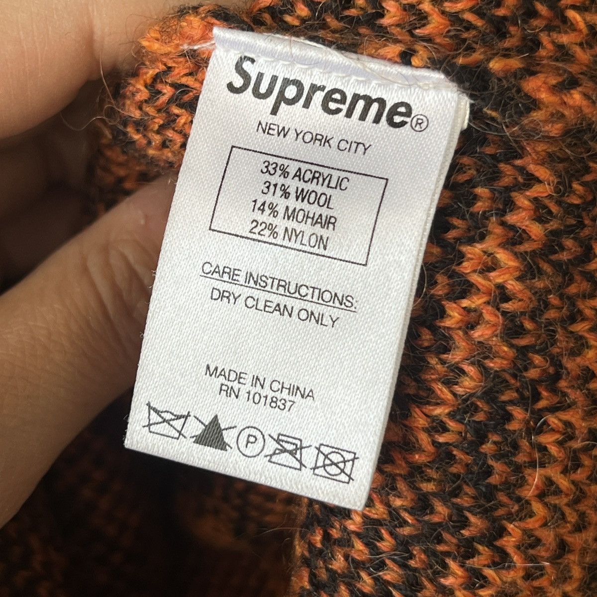Supreme Supreme Brushed Mohair Cardigan FW20 Size US M / EU 48-50 / 2 - 4 Thumbnail