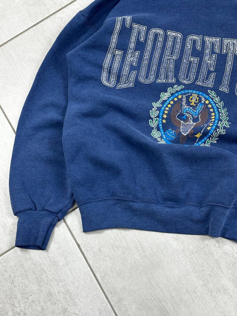 Vintage Vintage 80s Georgetown Hoyas Sweatshirt Made In USA Size US M / EU 48-50 / 2 - 8 Thumbnail