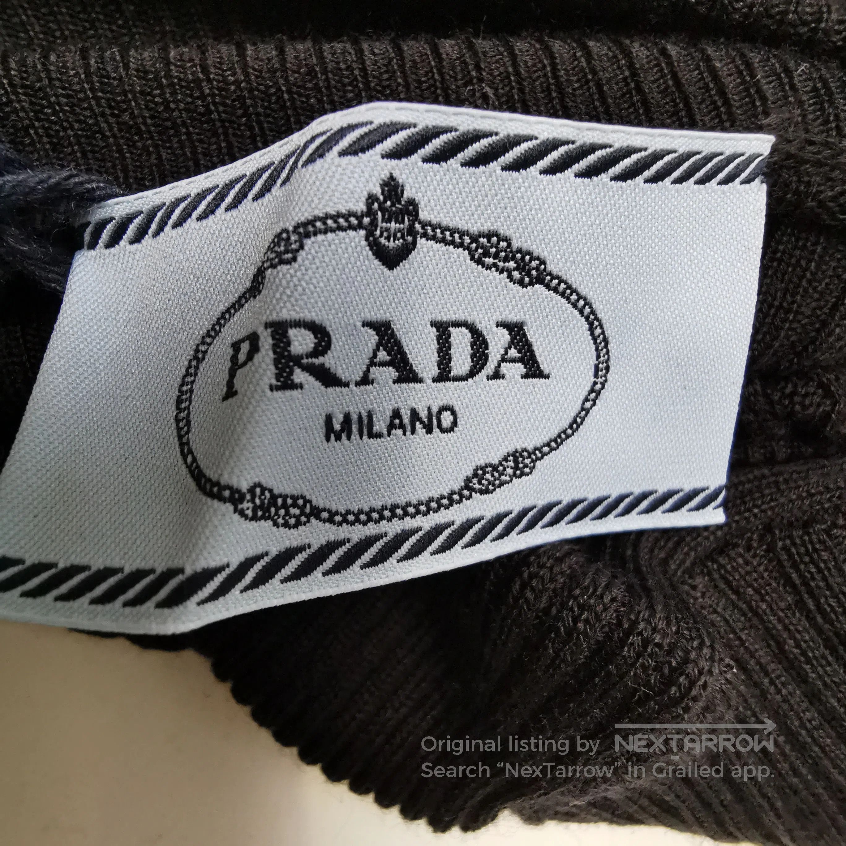 Prada Prada Black Wool Turtleneck Long Sleeve Sweater . Size S / US 4 / IT 40 - 4 Thumbnail