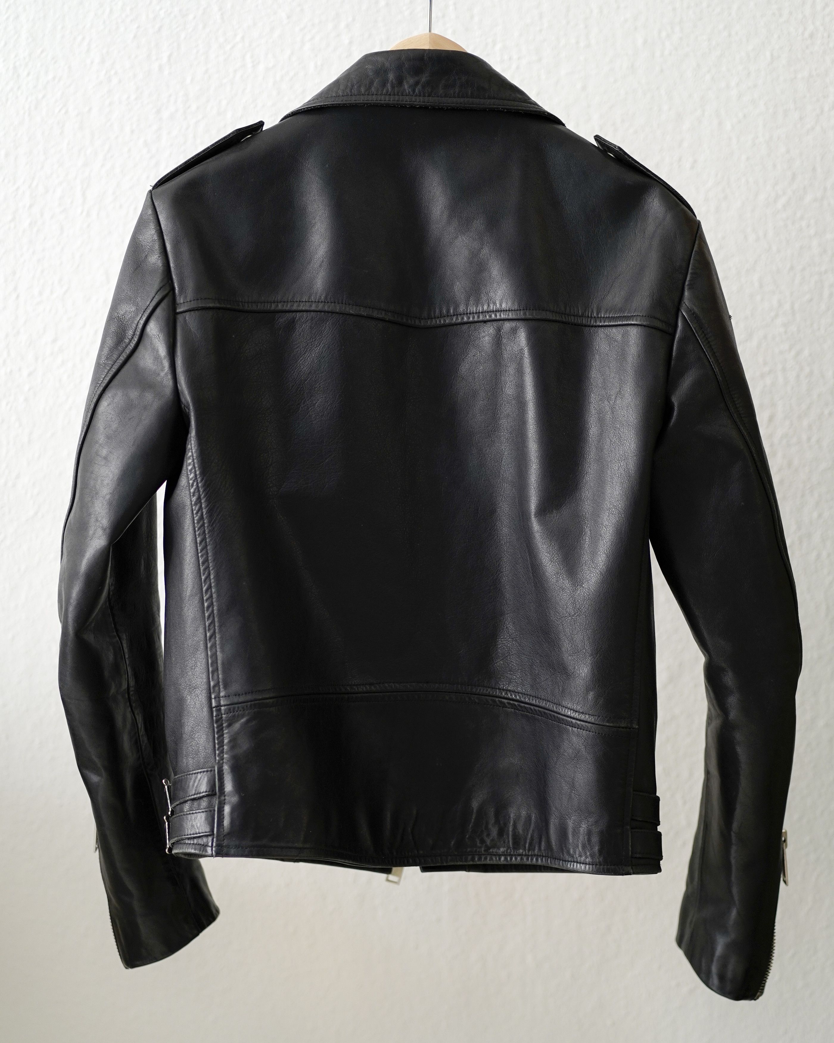 Sandro Sandro Black Leather Biker Jacket Size US S / EU 44-46 / 1 - 2 Thumbnail
