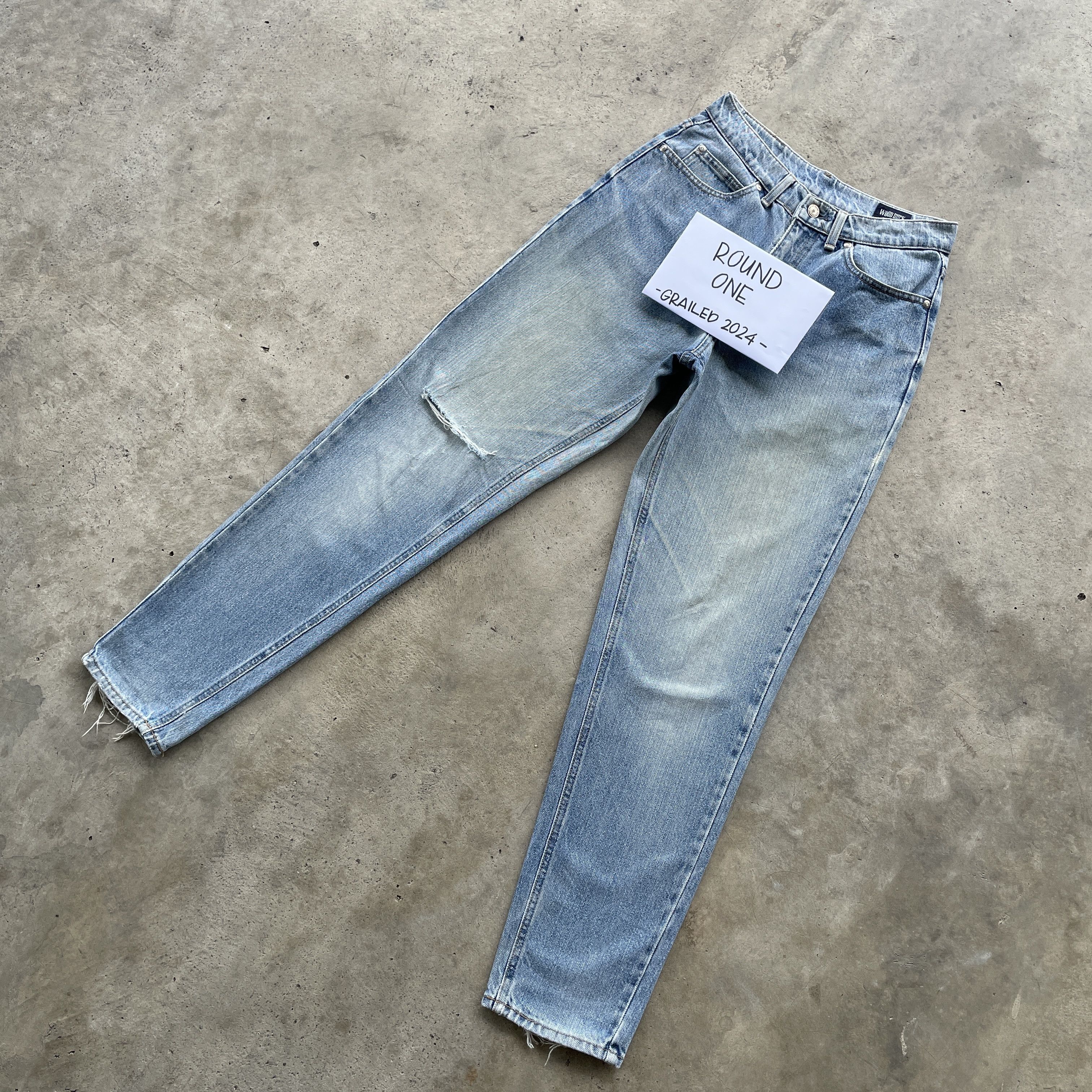 Japanese Brand × Jean Vintage Wood Duck Japan Faded Denim Jeans Pants Distressed Size US 28 / EU 44 - 3 Thumbnail