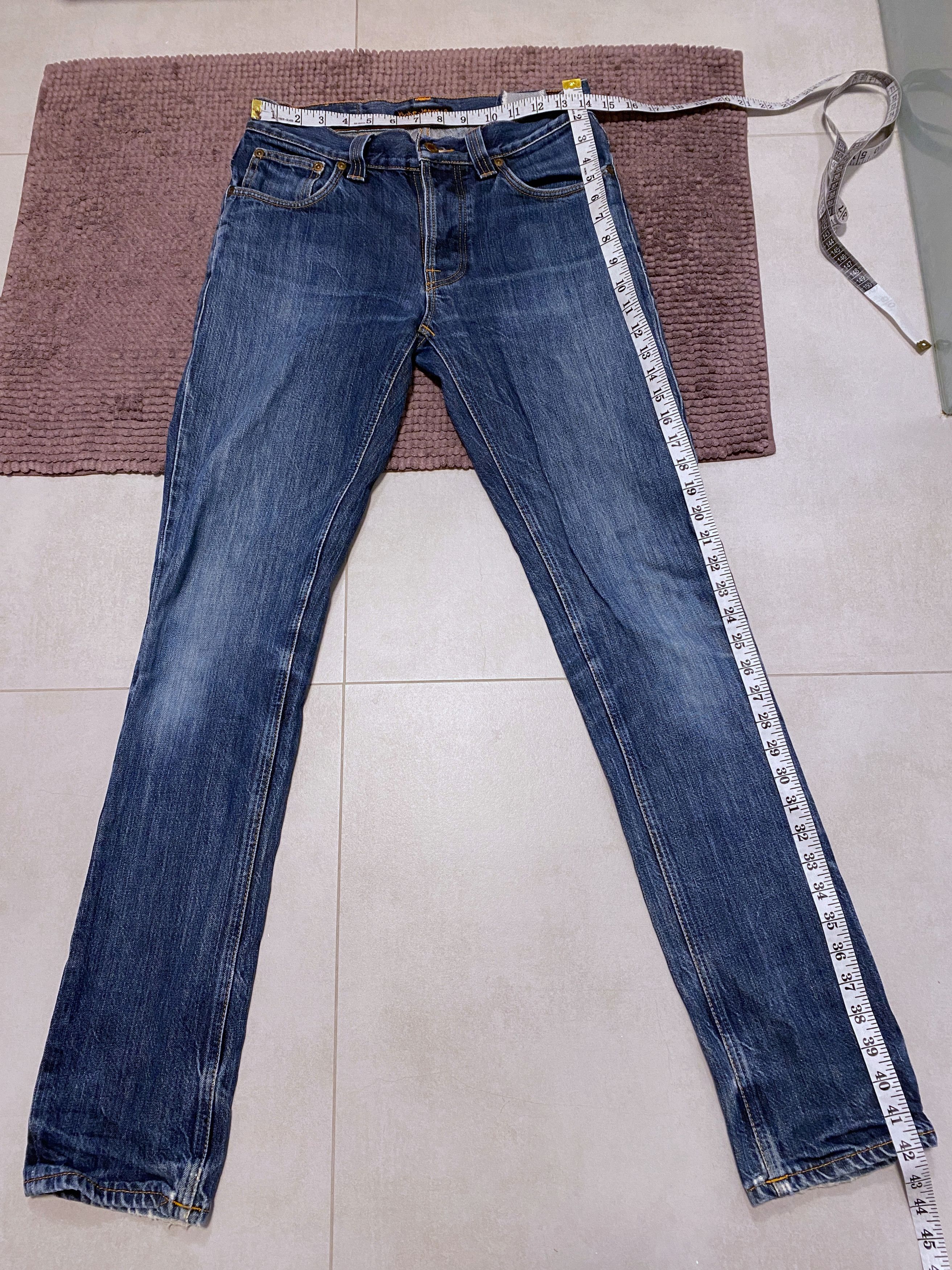 Denime Nudie Jeans Grim Tim Dry Dirt Organic size W 30 L 34 Size US 30 / EU 46 - 7 Thumbnail