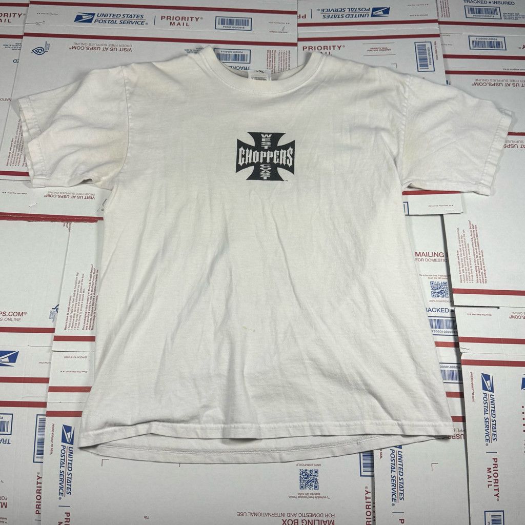 Harley Davidson White West Coast Choppers T-Shirt Vintage Size Medium Size US M / EU 48-50 / 2 - 1 Thumbnail