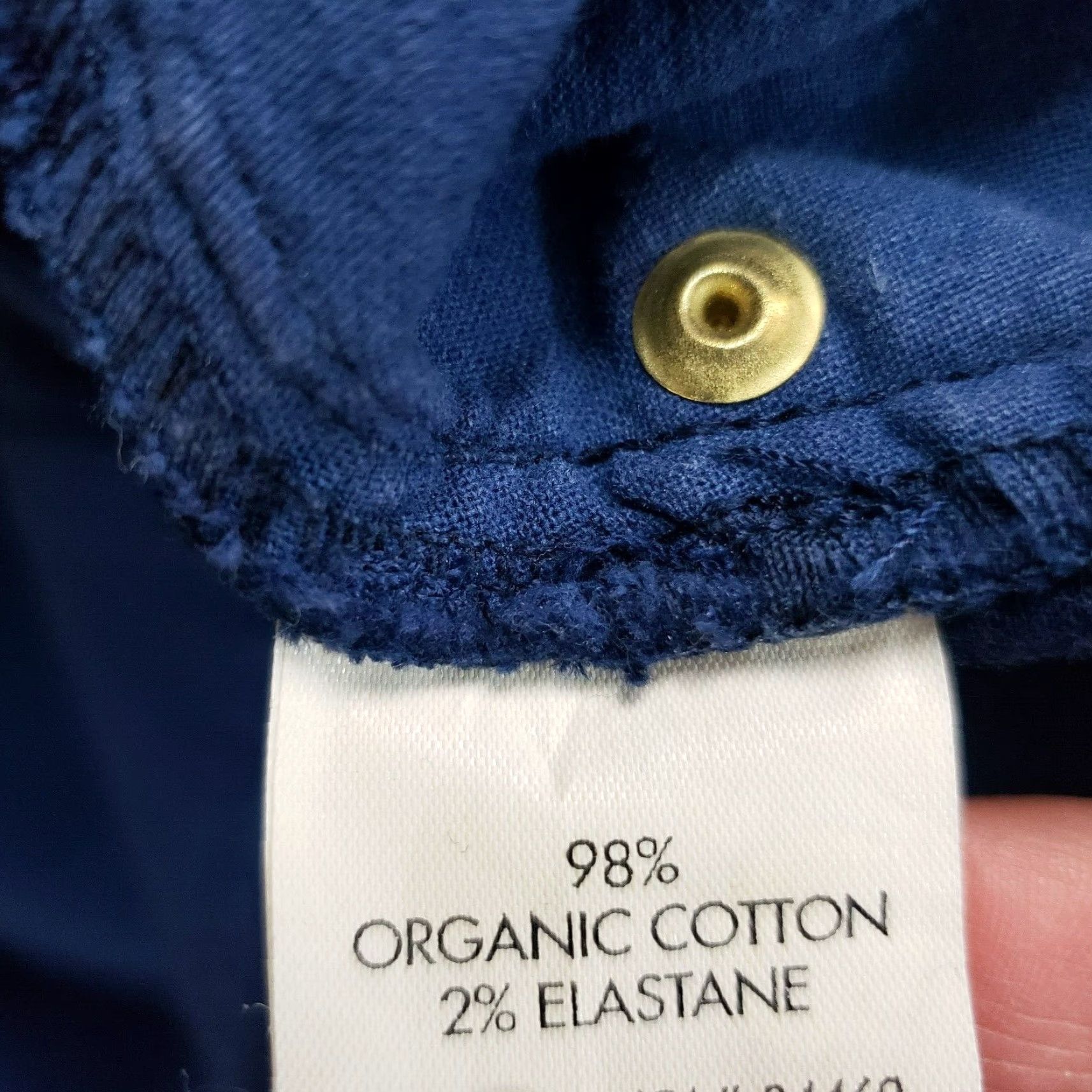 Eileen Fisher Eileen Fisher Womens Jeans Sz 12 Blue Mid Rise Cotton Denim Skinny 28in Inseam Mens? Size 34" / US 12 / IT 48 - 7 Thumbnail