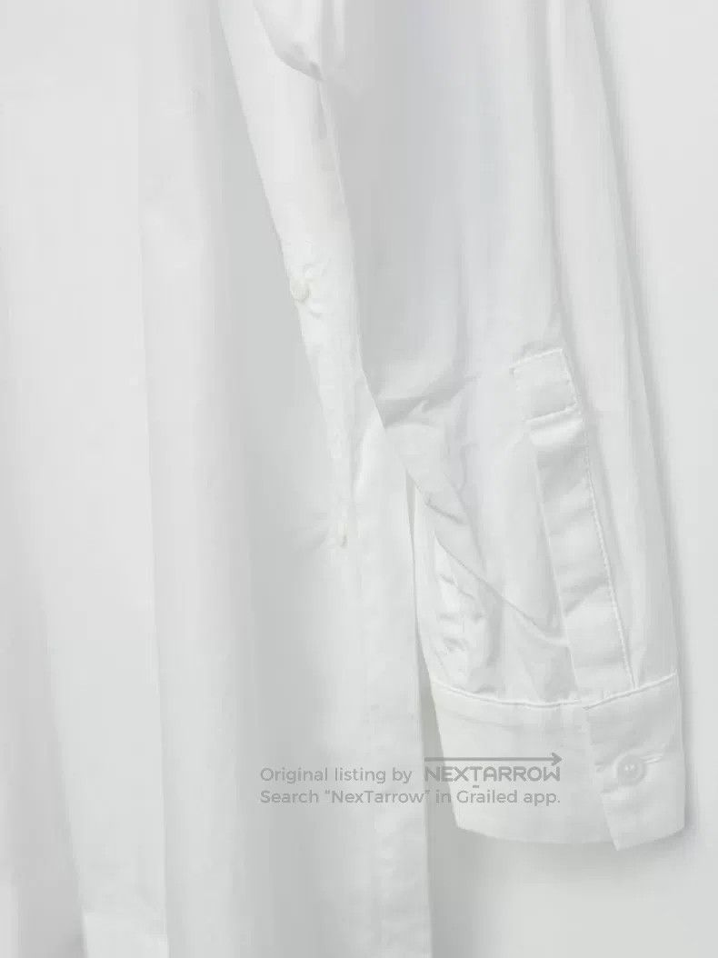 Yohji Yamamoto Yohji Yamamoto White shirred lace-up asymmetric silhouette Size US L / EU 52-54 / 3 - 7 Thumbnail