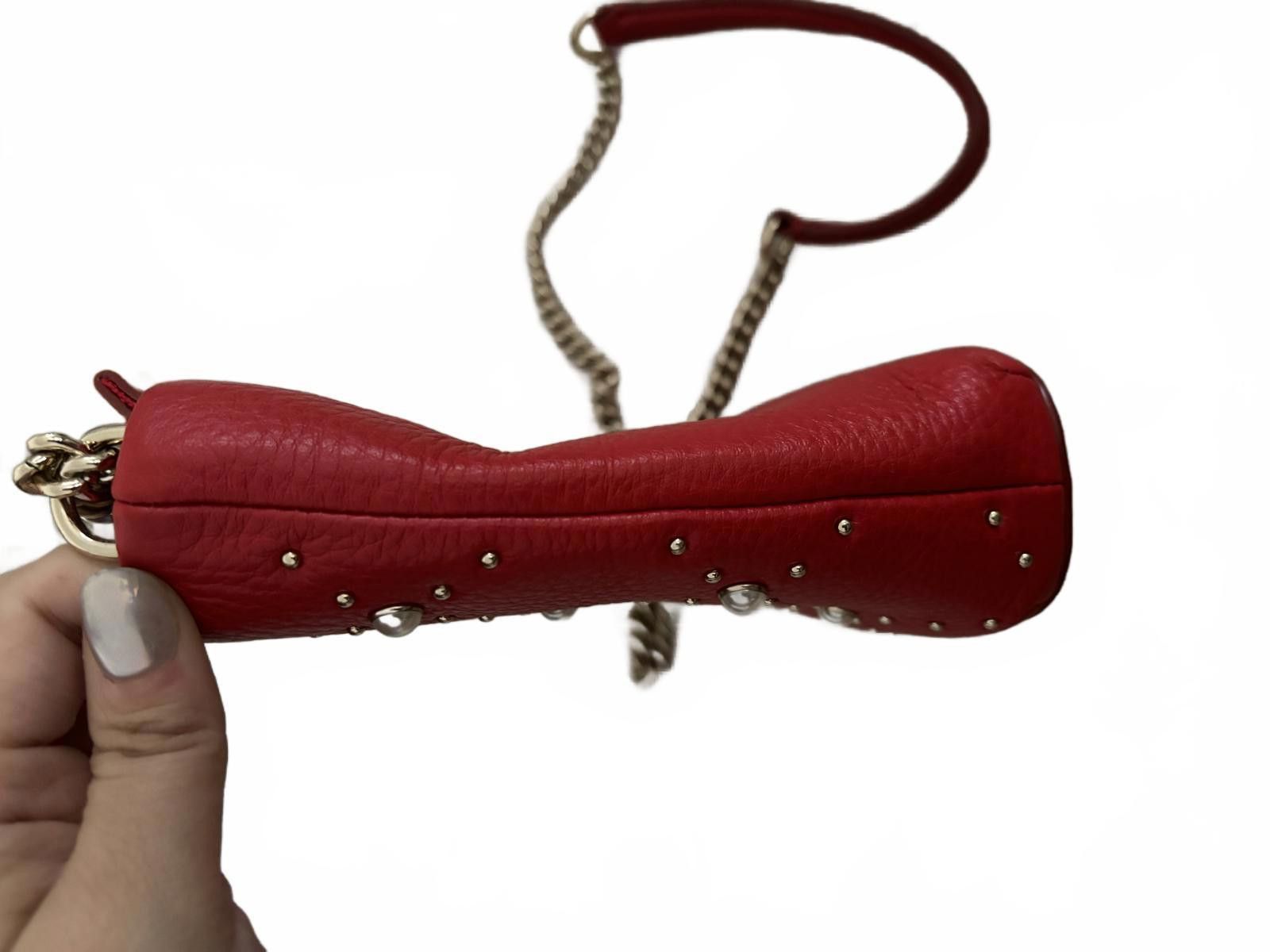 Designer BRAND NEW! Kate Spade Red Quilted Crossbody Bag with Pearls Size ONE SIZE - 7 Thumbnail