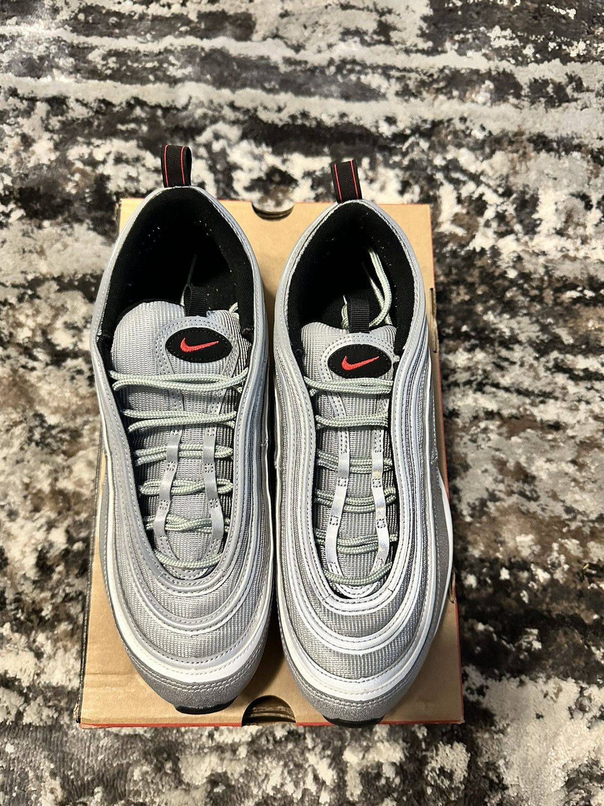 Nike air max 97 silver bullet grailed hotsell