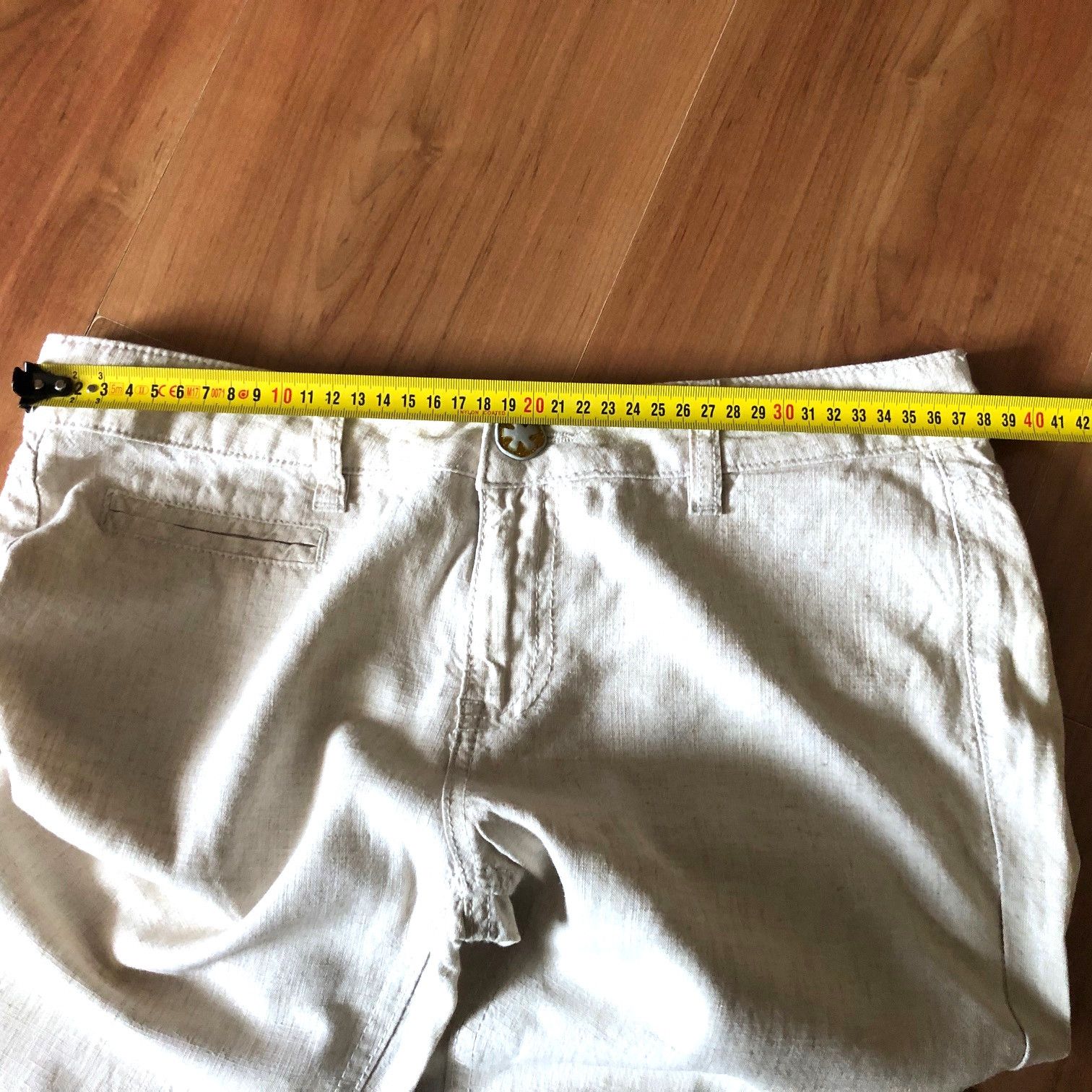 Other Women's pants linen/viscose cream size M Size 27" / US 4 / IT 40 - 7 Thumbnail