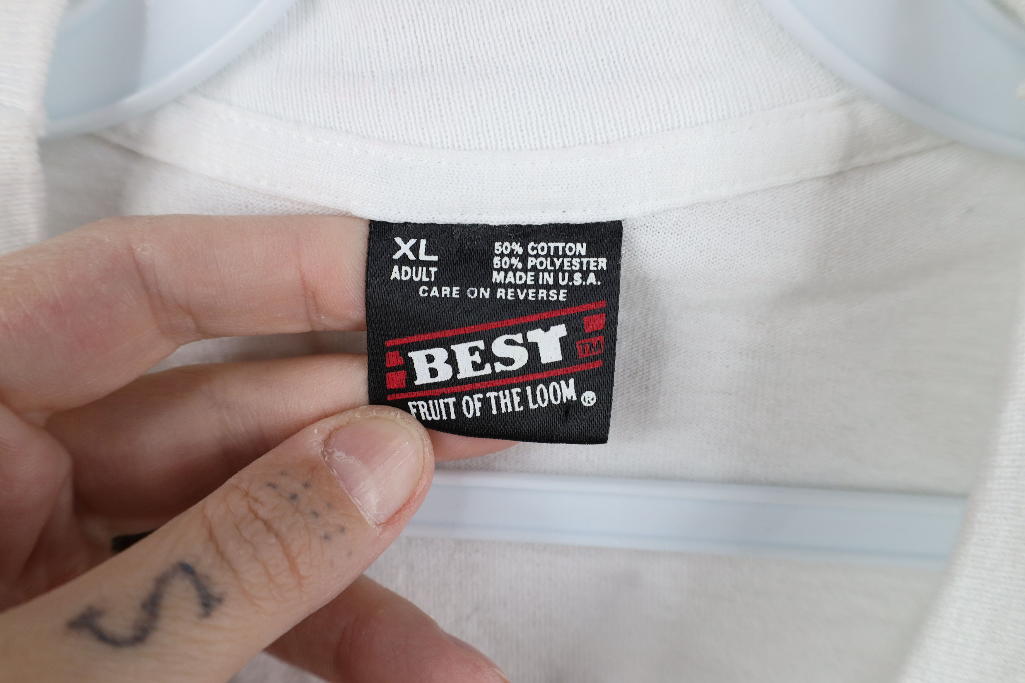 Vintage Vintage 90s Christianity of Christ God T-Shirt White USA Size US XL / EU 56 / 4 - 8 Thumbnail
