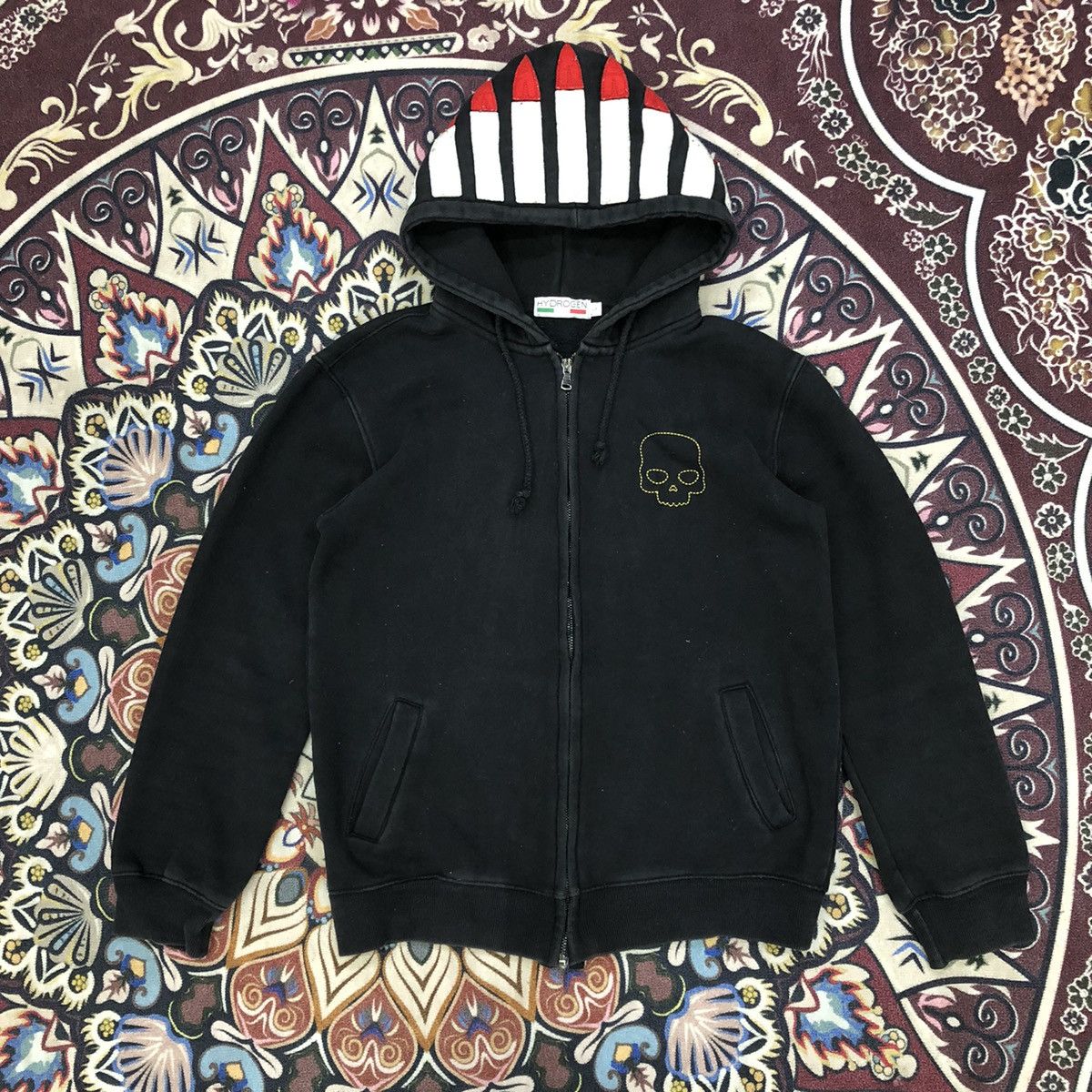 HYDROGEN Hydrogen Apache Hoodie Design Sweater Jacket Size US L / EU 52-54 / 3 - 1 Thumbnail