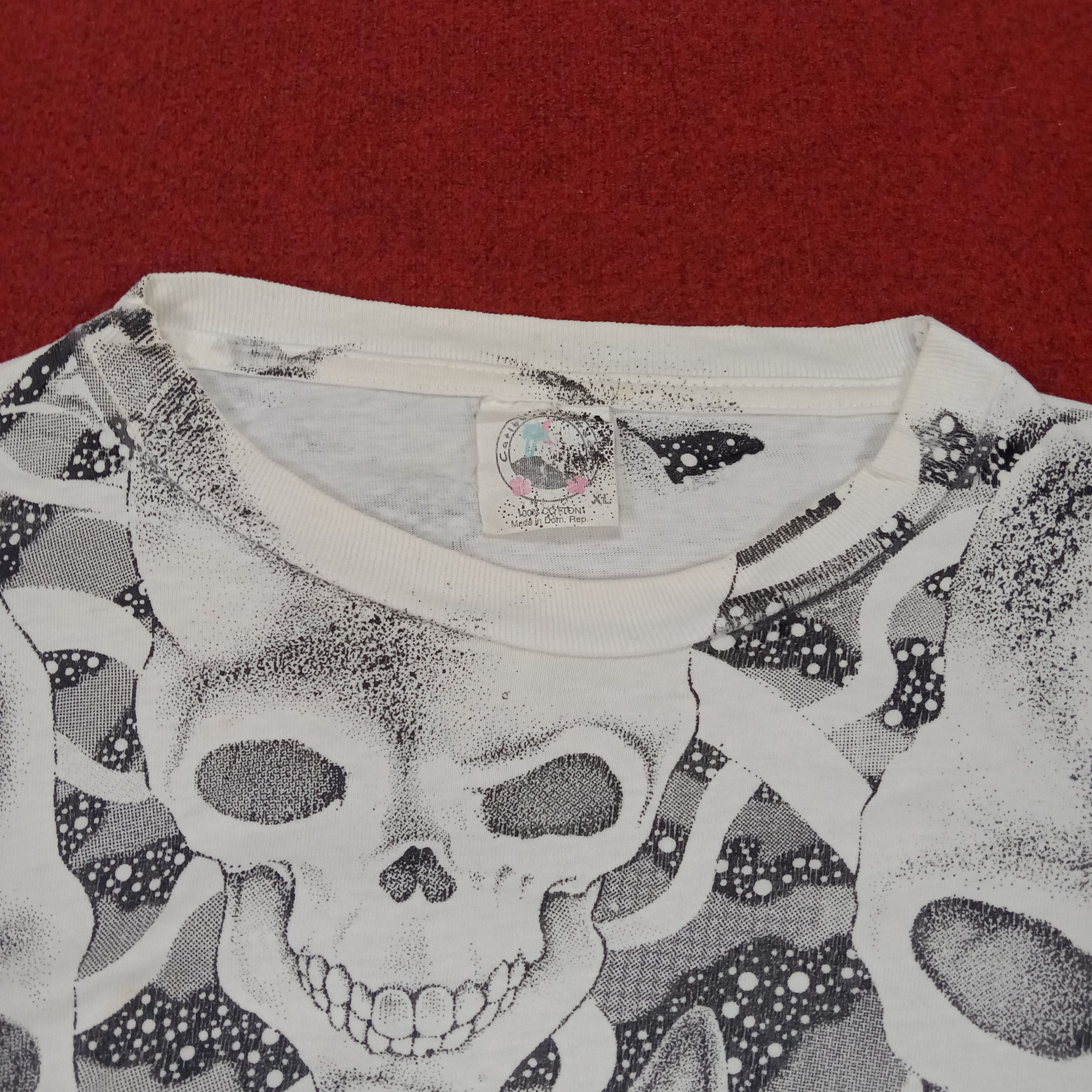 Vintage Witch Wizard Skulls Design Rock Punk Style Vintage Tshirt Size US XL / EU 56 / 4 - 8 Thumbnail