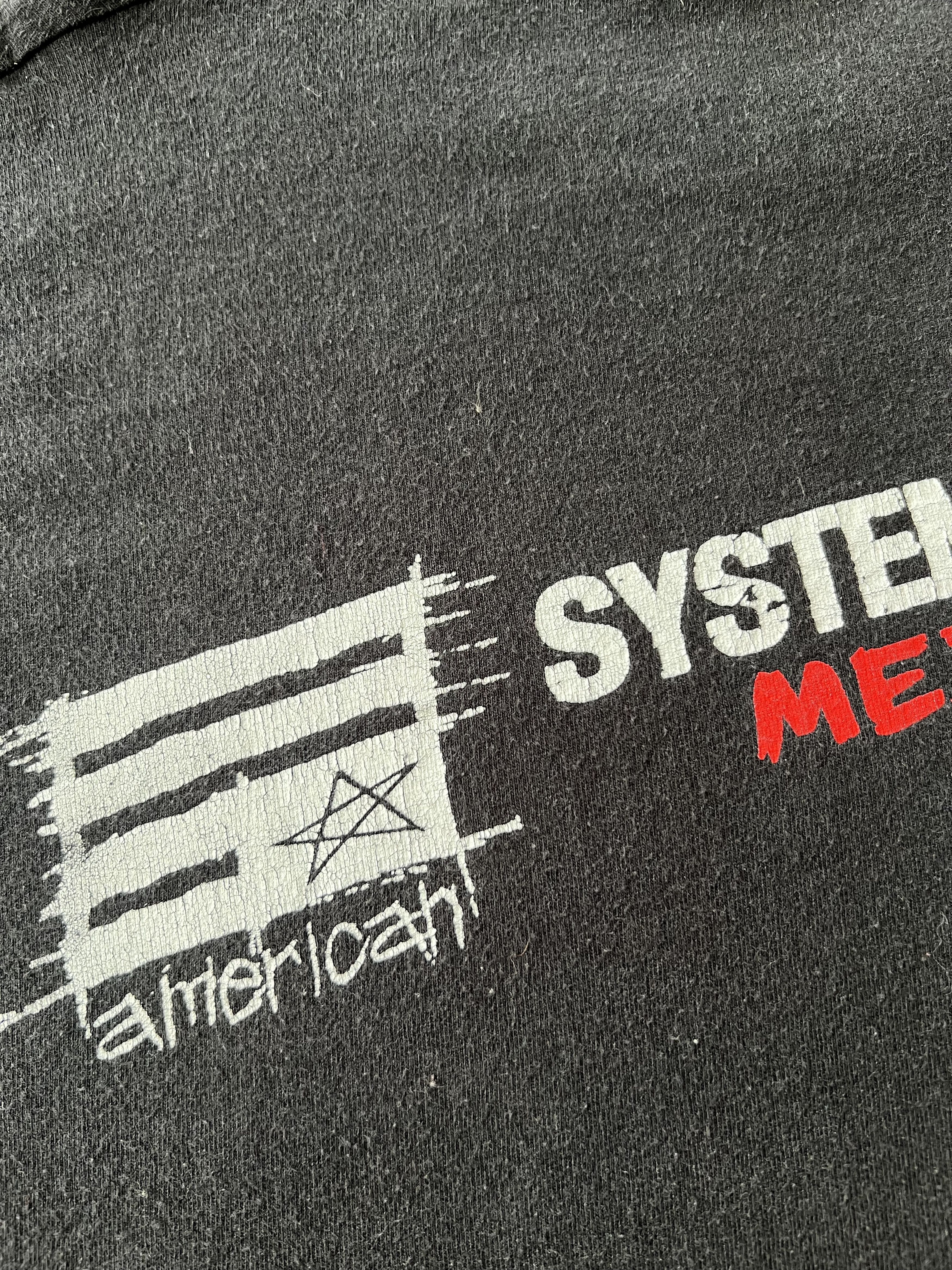 Band Tees Vintage 2000s System of a Down Mezmerize Black T-shirt Size US M / EU 48-50 / 2 - 15 Thumbnail