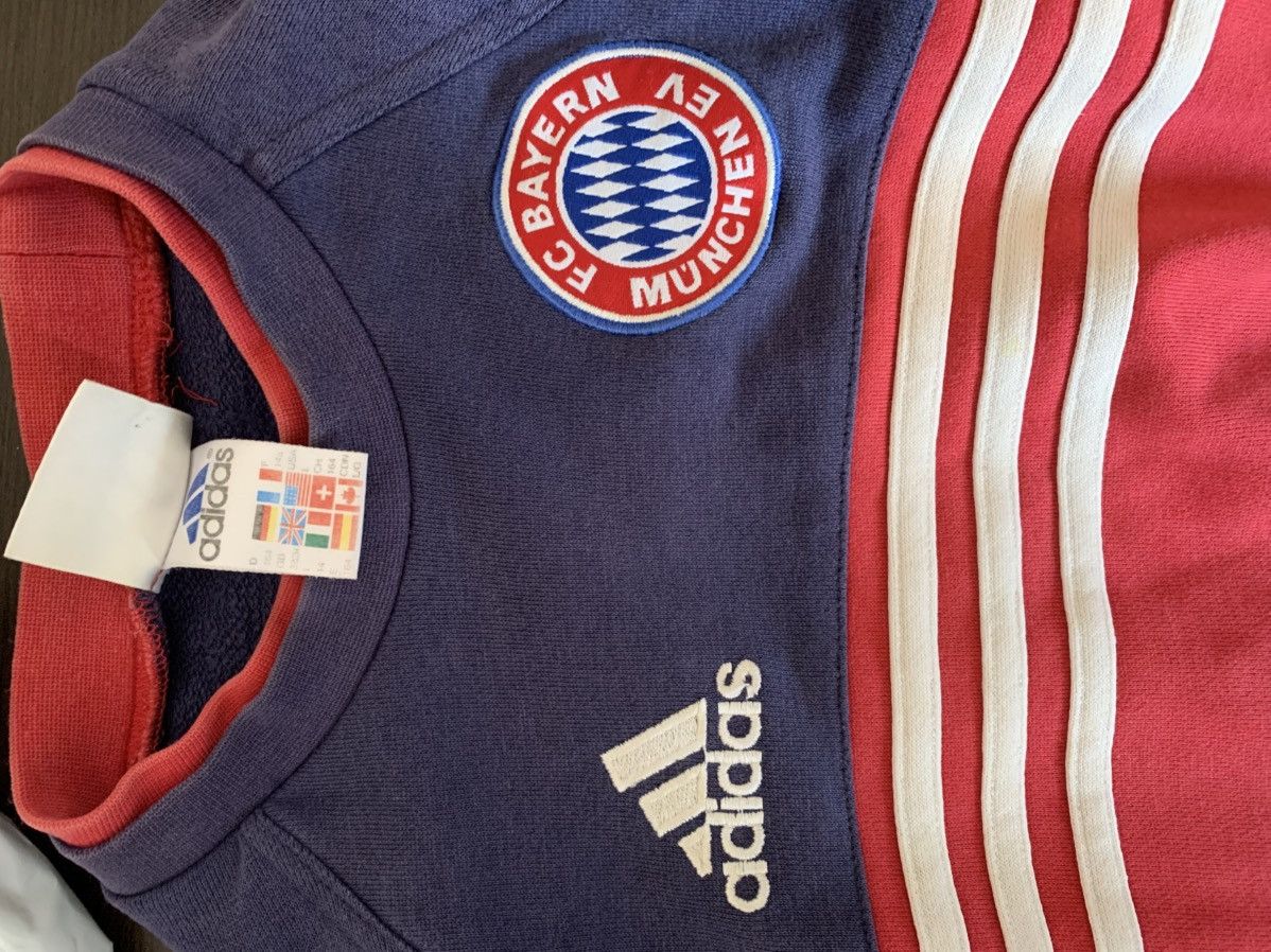 Adidas × Vintage Vintage Sweatshirt Adidas Bayern Size US M / EU 48-50 / 2 - 8 Thumbnail
