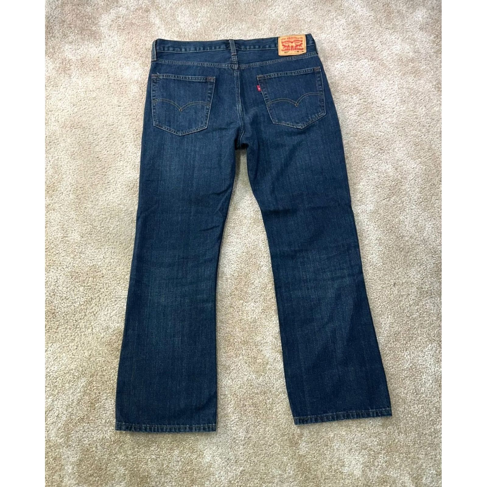 Levi's Levi's 527 Jeans Mens 36x30 Bootcut Slim Denim Blue 5-Pocket Zip Zipper Button Vintage New Size US 36 / EU 52 - 6 Thumbnail