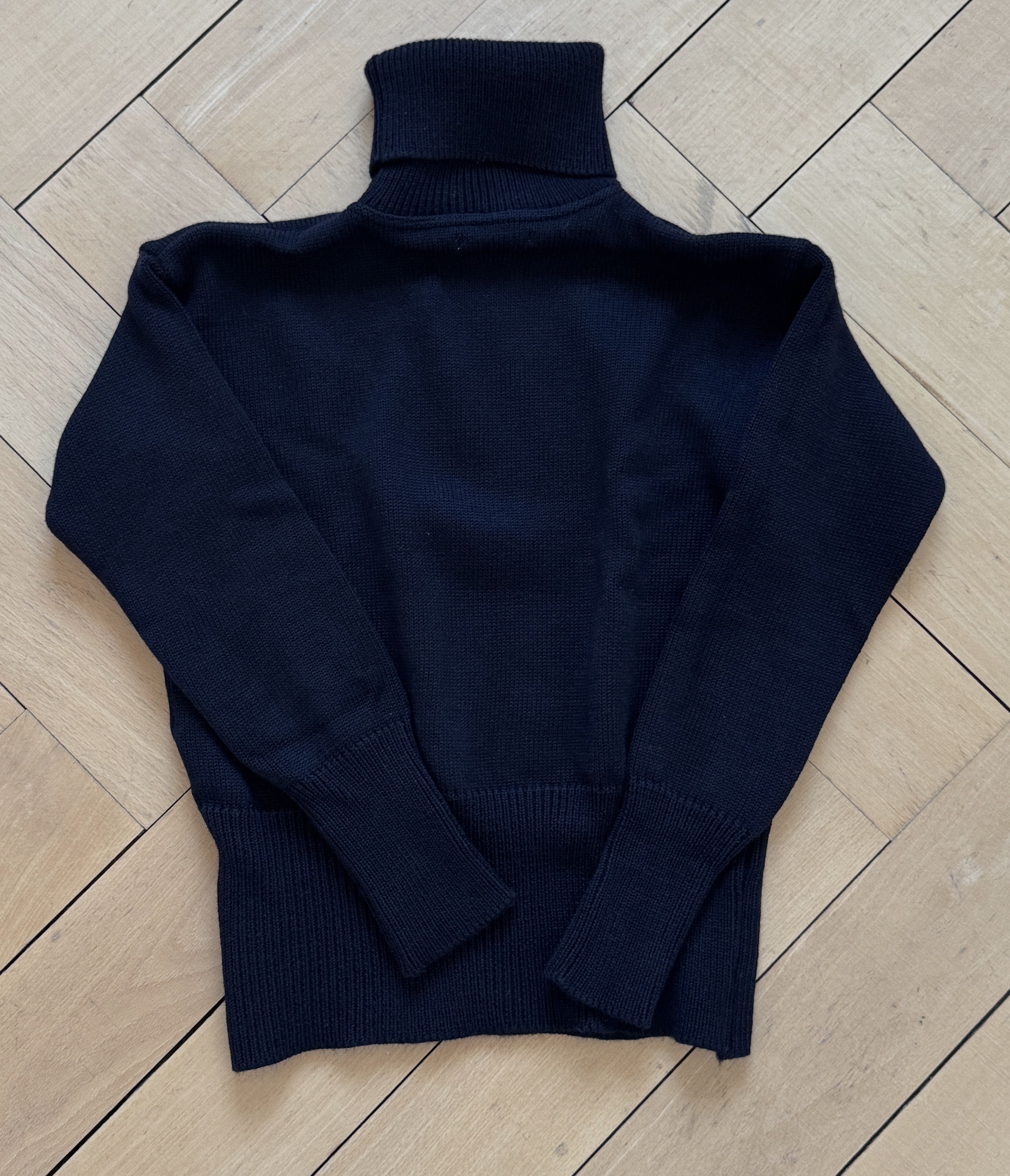 HUSBANDS Husbands Paris - Navy Wool Submariner Turtleneck S Size US S / EU 44-46 / 1 - 4 Thumbnail