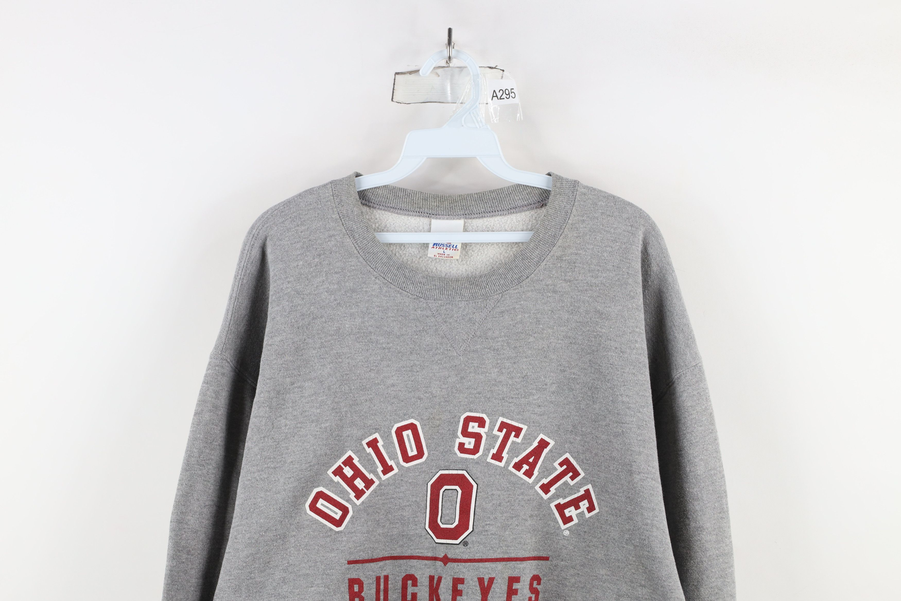 Russell Athletic × Vintage Vintage 90s Russell Athletic Ohio University Sweatshirt Size US L / EU 52-54 / 3 - 2 Thumbnail