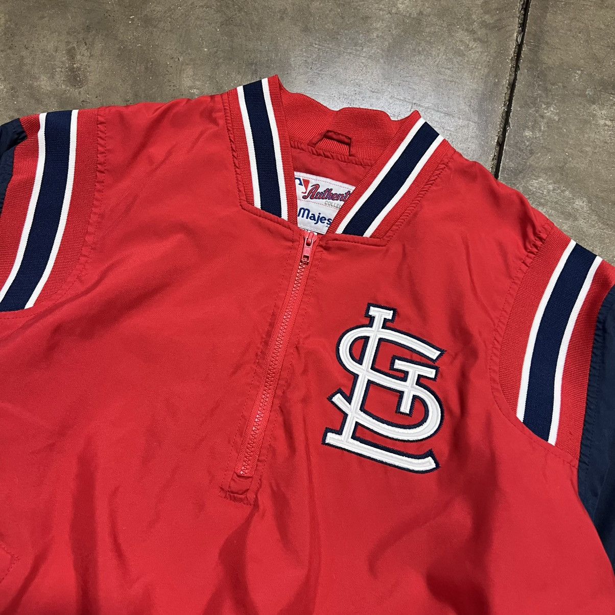 MLB × Majestic × Vintage Vintage St Louis Cardinals Majestic MLB Windbreaker Jacket Size US M / EU 48-50 / 2 - 4 Thumbnail