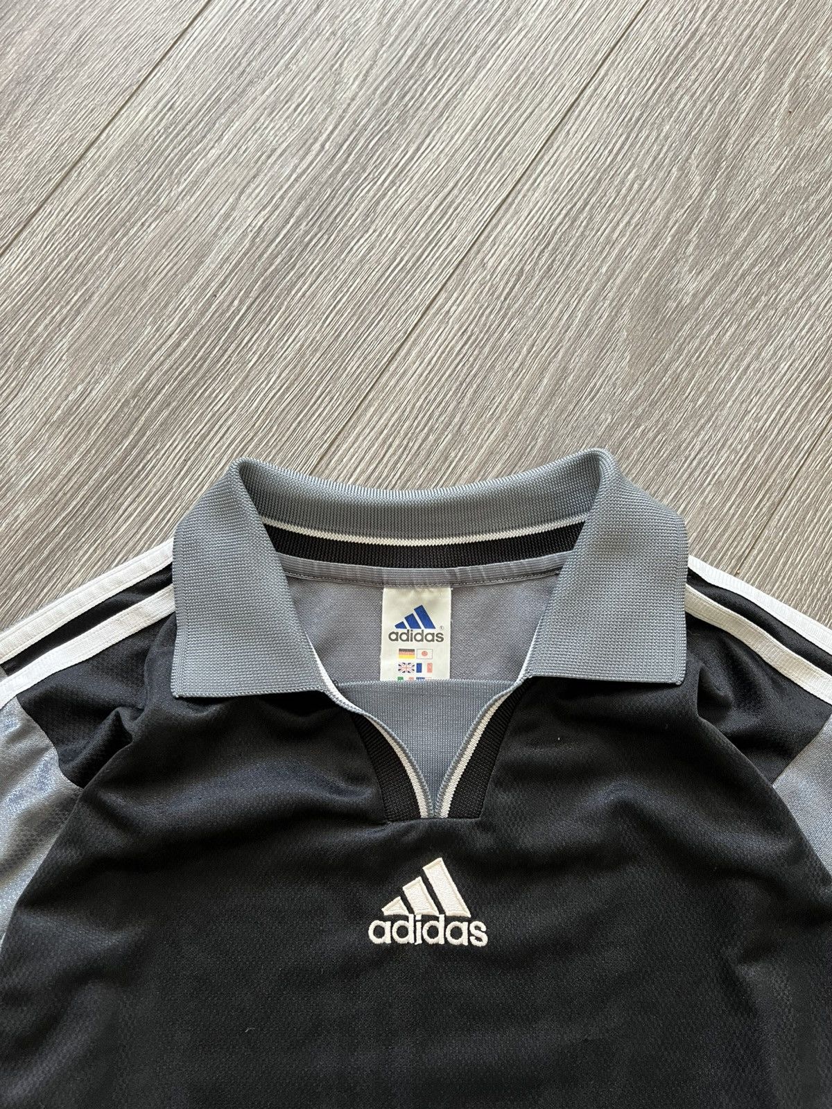 Adidas Vintage 90s Adidas Jersey Long Sleeve Soccer Football Size US M / EU 48-50 / 2 - 4 Thumbnail