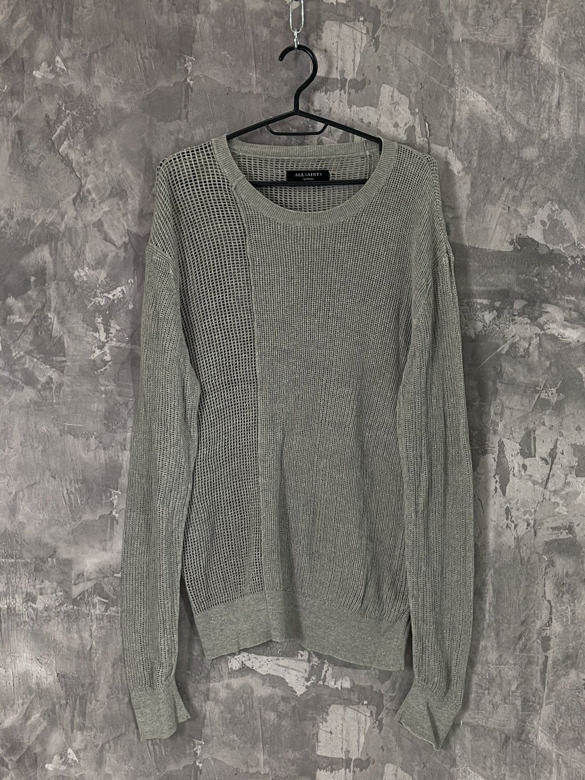 Other Allsaints Sweater waffle Size M Rare Knitwear Size US M / EU 48-50 / 2 - 1 Thumbnail
