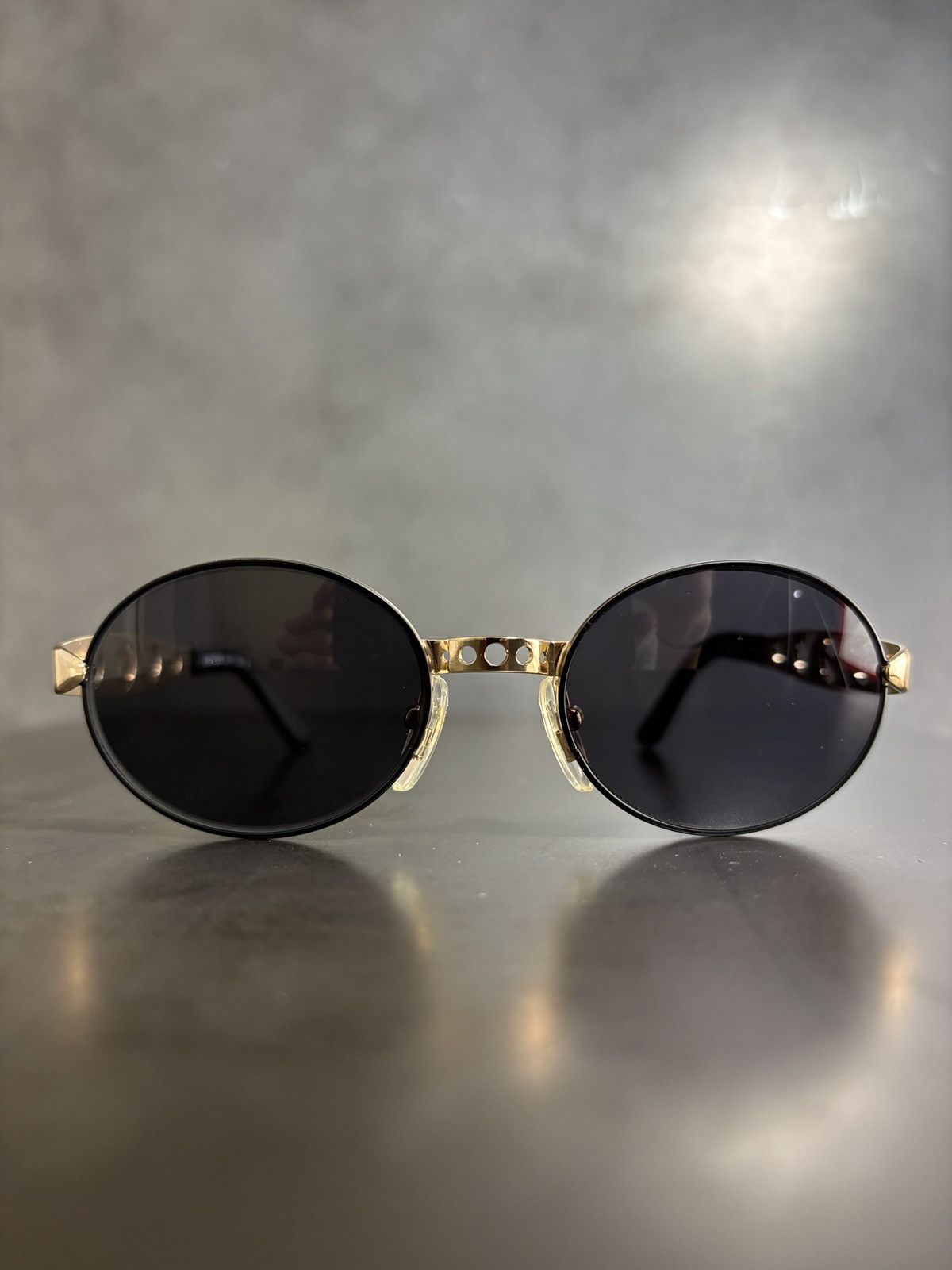 Designer NOS 1990s Sunglasses Metal JPG Diesel Sover Italy Deadstock Size ONE SIZE - 10 Thumbnail