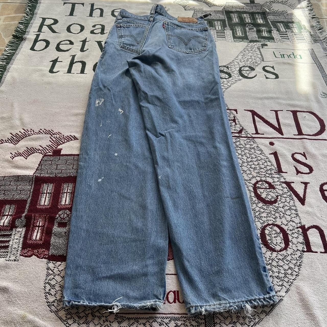 Vintage Vintage Y2K/2000s Super Baggy Skater Style Light Wash Skate Essential Levi’s 569 Denim Jeans! Size US 34 / EU 50 - 4 Thumbnail