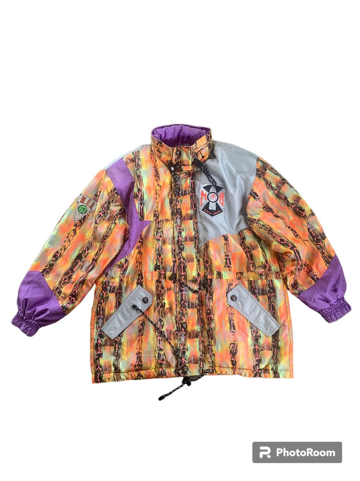 Vintage 80’s Ocean Pasific Hoodie Surf Jacket