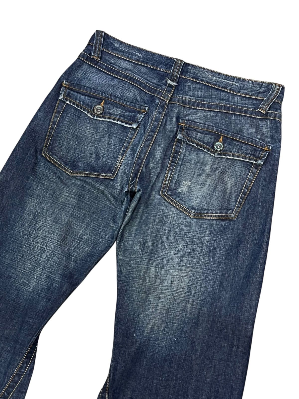 Mossimo Vintage Mossimo Super Flare Wide Leg Jeans Y2K Size US 32 / EU 48 - 6 Thumbnail