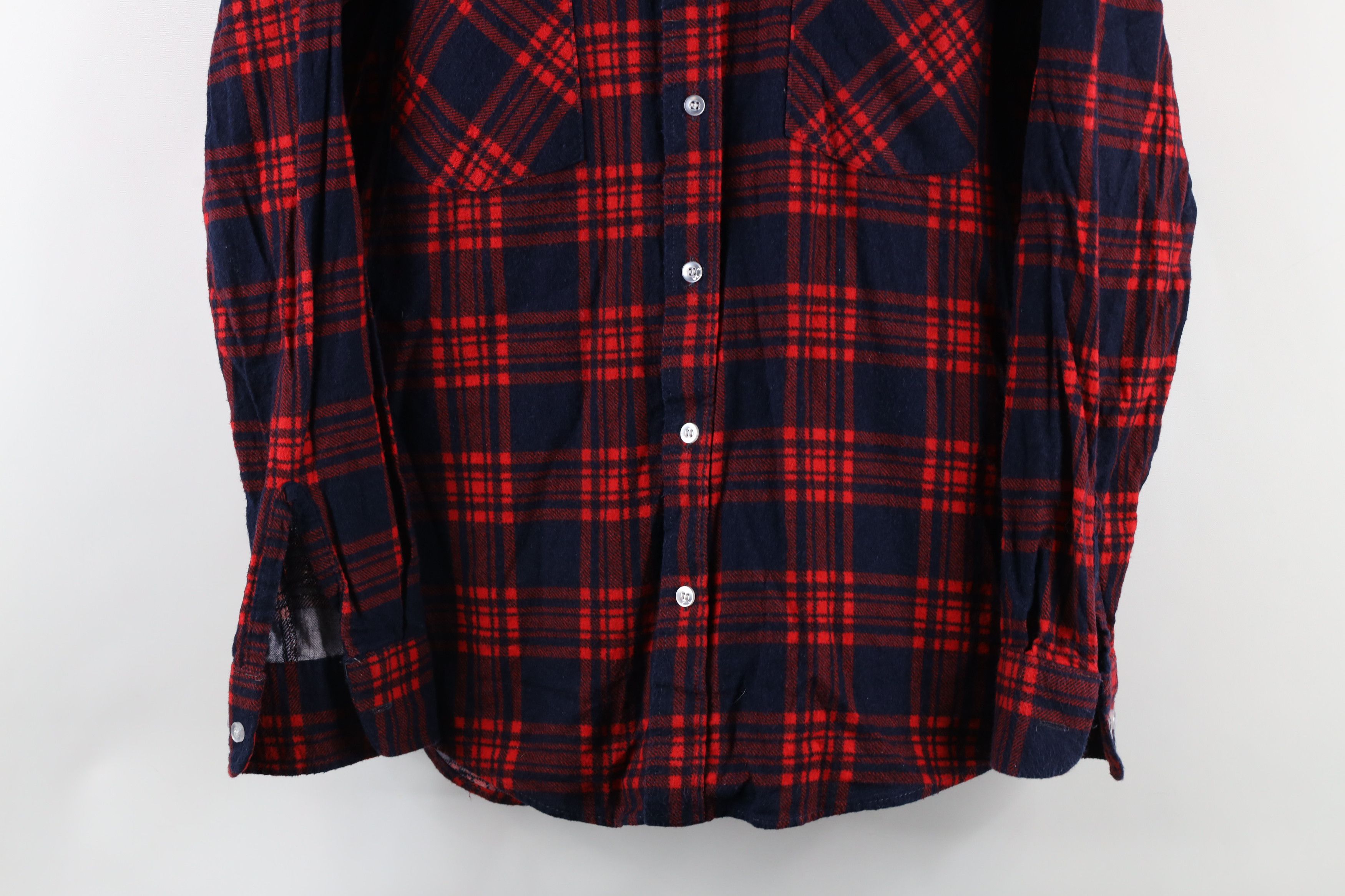 Vintage Vintage 70s Streetwear Collared Button Shirt Plaid USA Size US S / EU 44-46 / 1 - 3 Thumbnail