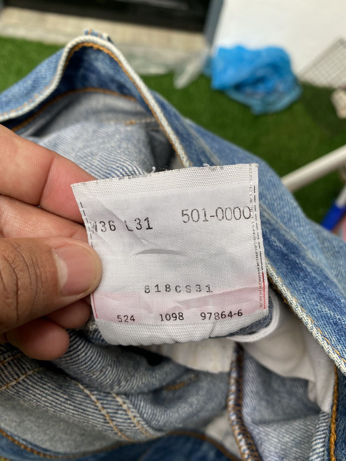 Levi's × Levi's Vintage Clothing × Vintage size 35x28.5 vintage levi's 501 90s made in USA Size US 35 - 7 Thumbnail