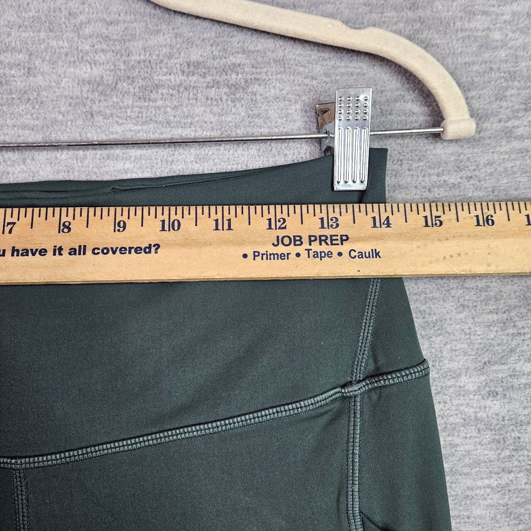 Quince Quince Activewear Pants Womens L Green Women Leggings Size High Rise Pocket Yoga Size 36" / US 14 / IT 50 - 6 Thumbnail