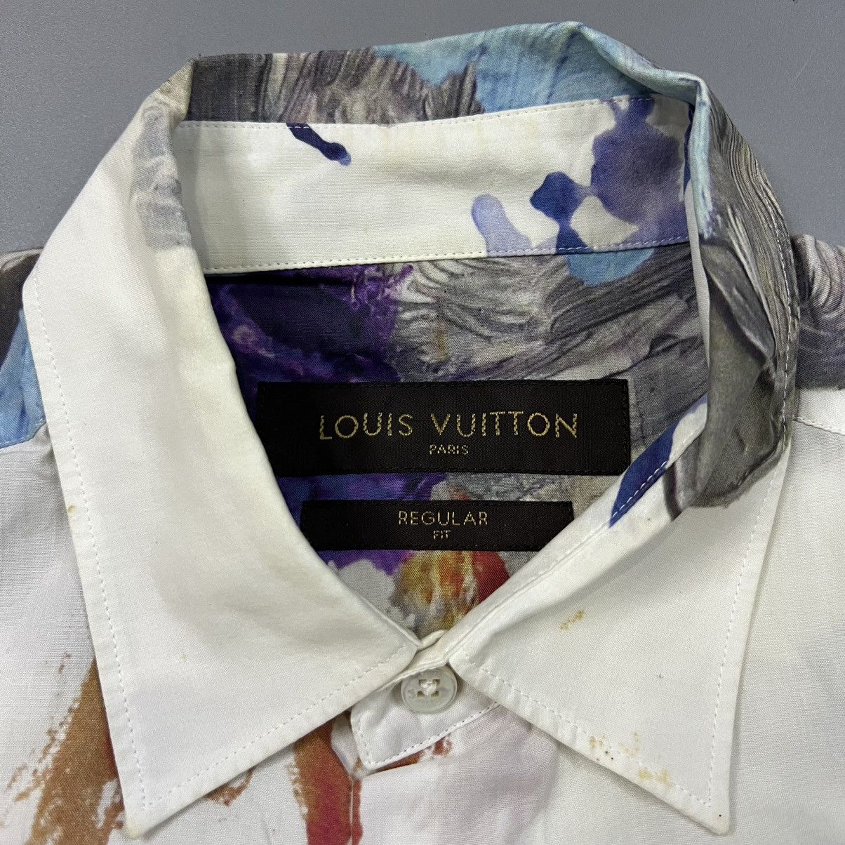 Louis Vuitton Louis Vuitton - 2017 Paint Splatter Print Shirt Size US XS / EU 42 / 0 - 6 Thumbnail