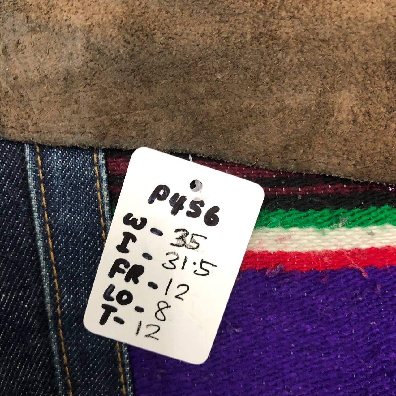 Japanese Brand P456 RARE PROGRAM JAPAN BLUE DENIM Size US 35 - 10 Thumbnail