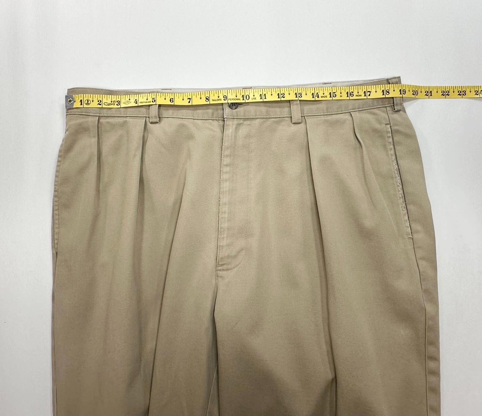 Polo Ralph Lauren Polo Ralph Lauren Straight Leg Pleated Chinos Brown Mens 38/34 Size US 38 / EU 54 - 3 Thumbnail