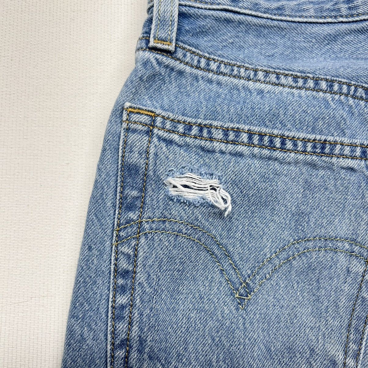 Levi's Levis Premium Jeans Blue 501 Straight Original Denim Ripped Size 25" / US 0 / IT 36 - 16 Thumbnail