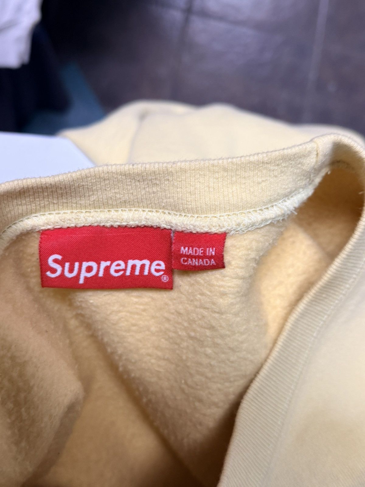 Supreme Yellow Supreme Red Box Logo Size US L / EU 52-54 / 3 - 4 Thumbnail