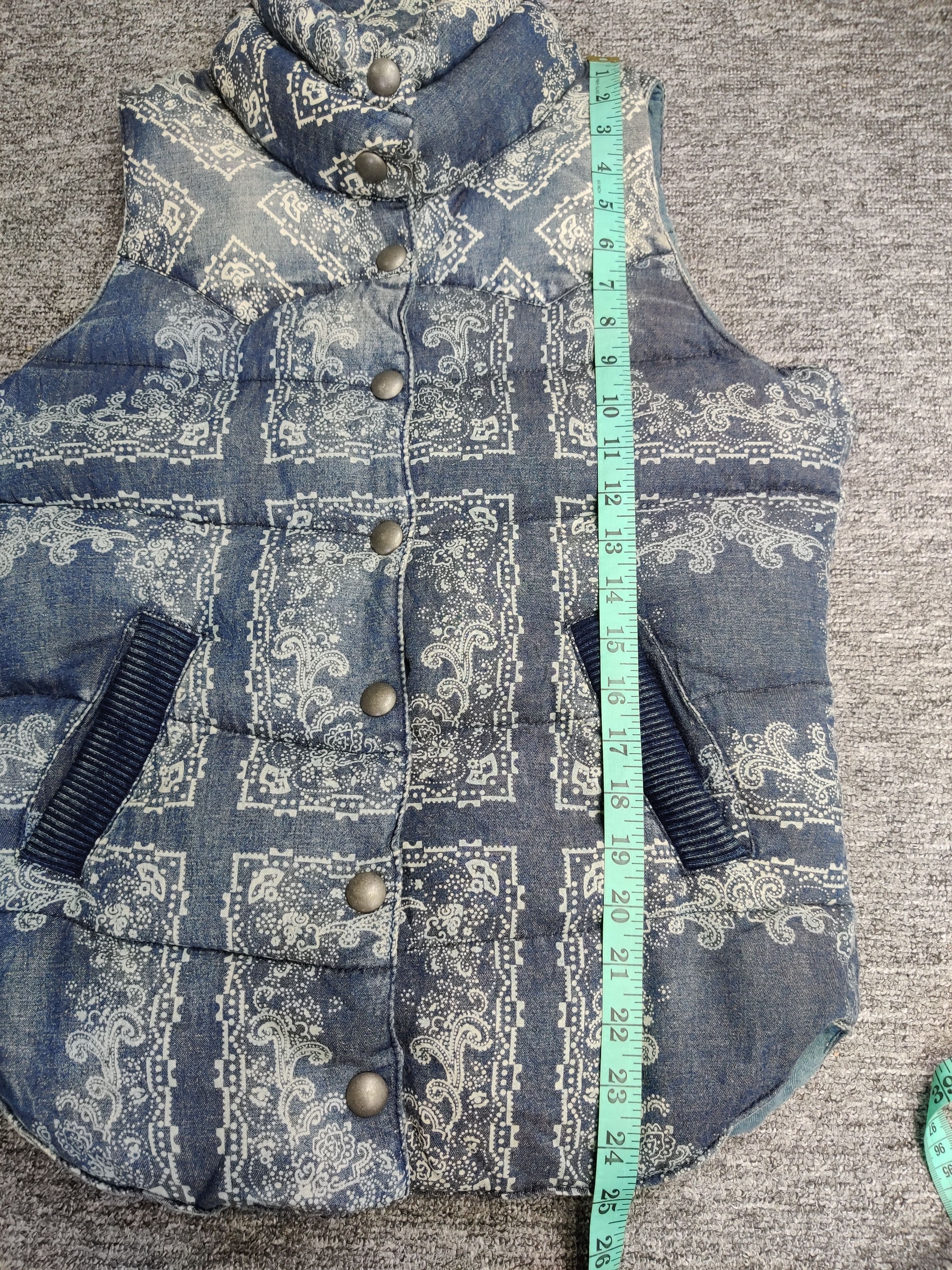 Japanese Brand Flamingo Firm Paisley Puffer Vest Inspired Kapital Size US M / EU 48-50 / 2 - 12 Thumbnail