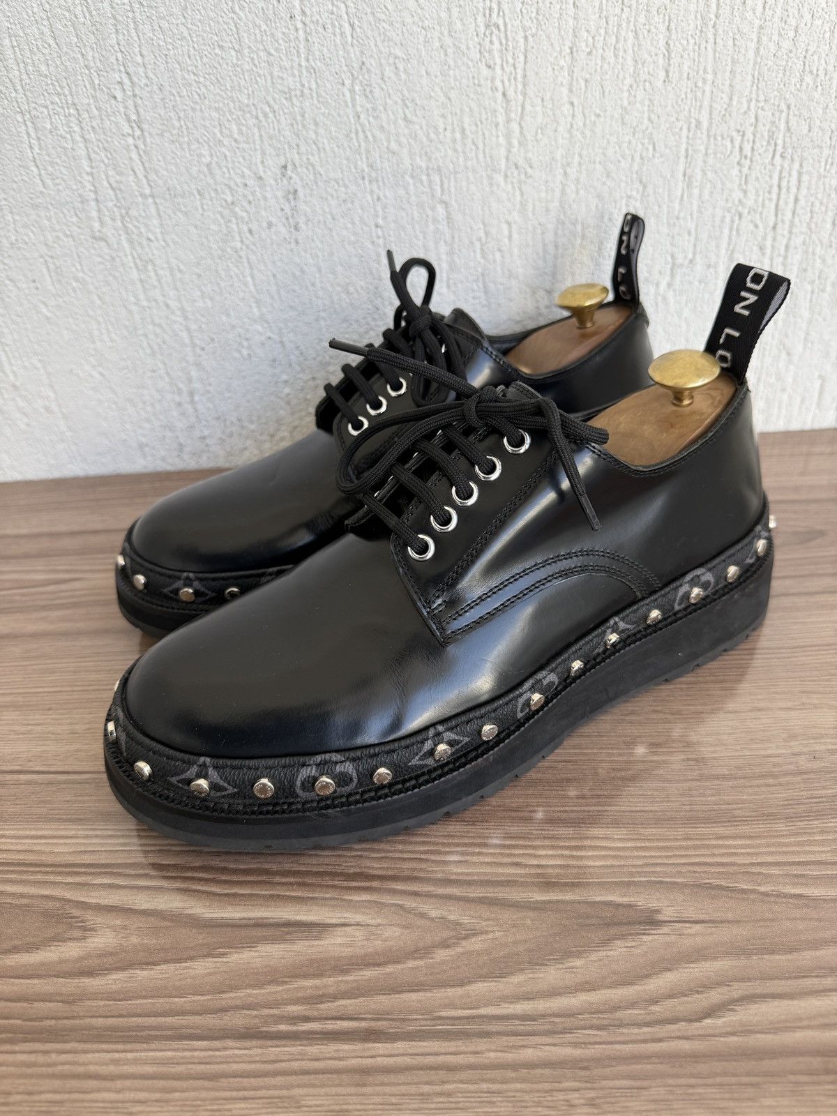 Louis Vuitton ice Line Derby with monogram eclipse Size US 7 / EU 40 - 1 Thumbnail