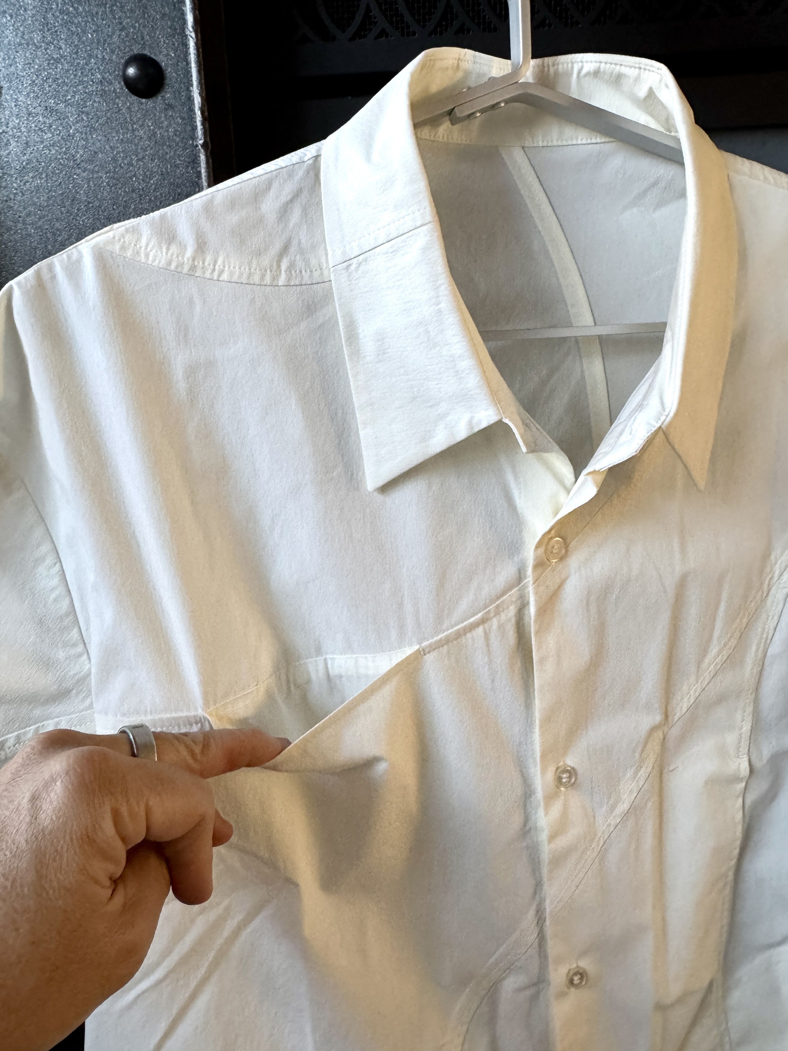 POST ARCHIVE FACTION (PAF) Post Archive Faction PAF 6.0 Shirt Center Off White XL Size US XL / EU 56 / 4 - 9 Thumbnail