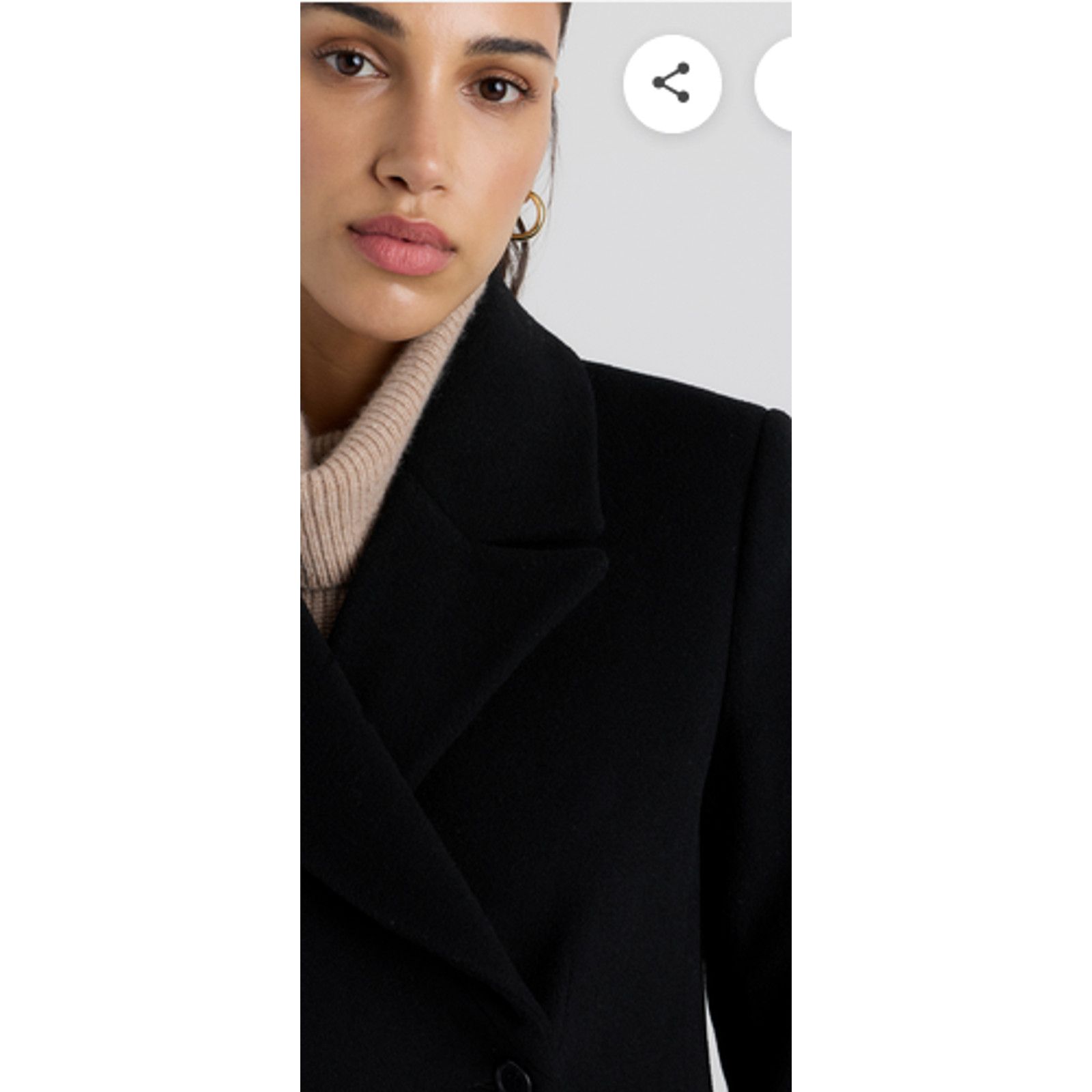 Quince Quince Women's Cashmere Tailored Long Coat Size L NWOT Size L / US 10 / IT 46 - 4 Thumbnail
