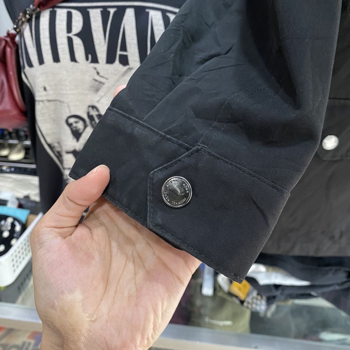 Designer × Michael Kors Michael Kors Designer Mens Black Multi Pocket Jacket Size US M / EU 48-50 / 2 - 5 Thumbnail