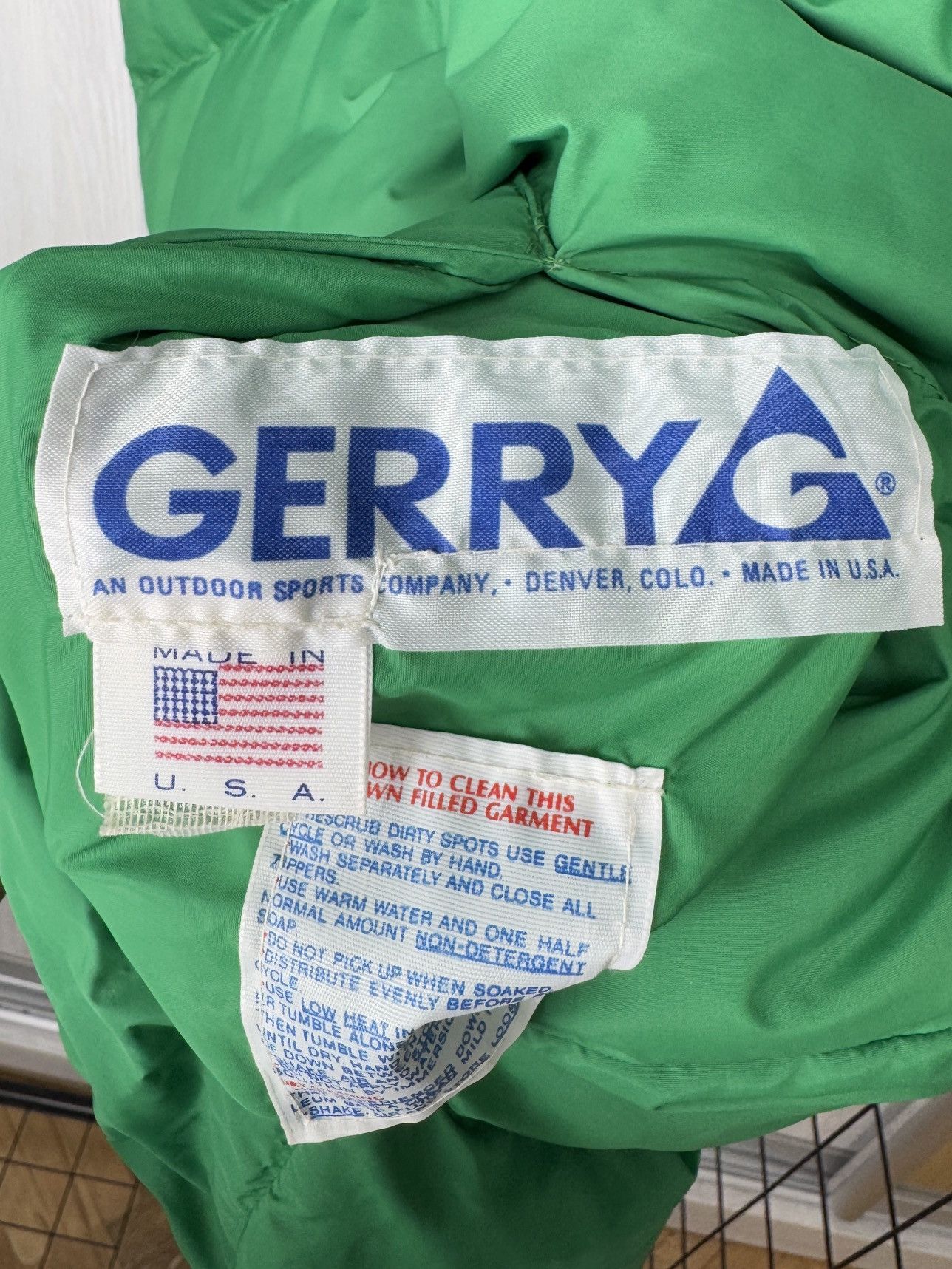 Other Gerry Reversible Goose Down Puffer Vest vintage 80s USA Made Size US XL / EU 56 / 4 - 20 Thumbnail