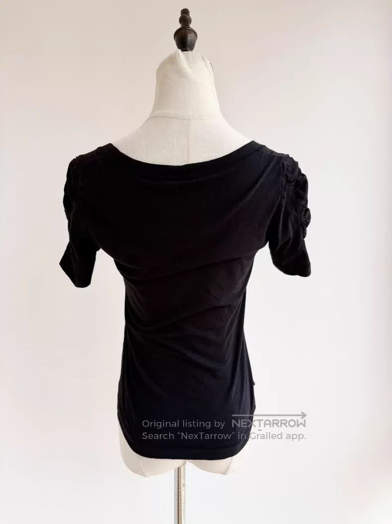 Vivienne Westwood Vivienne Westwood Black Saturn bubble-sleeve short-sleeve Size M / US 6-8 / IT 42-44 - 4 Thumbnail