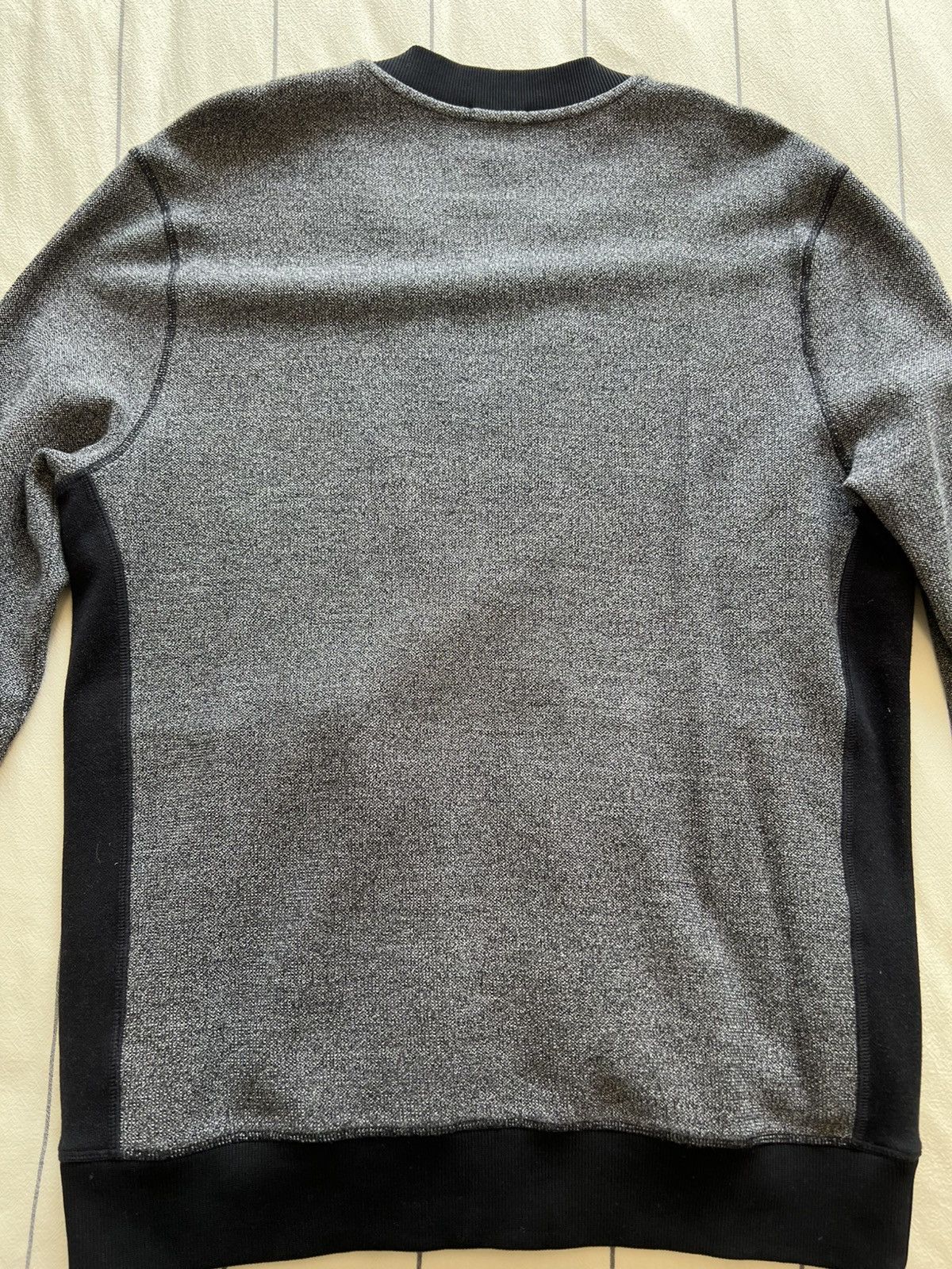 Hugo Boss Hugo Boss Gray Zip-up Bomber Cardigan Size US L / EU 52-54 / 3 - 3 Thumbnail