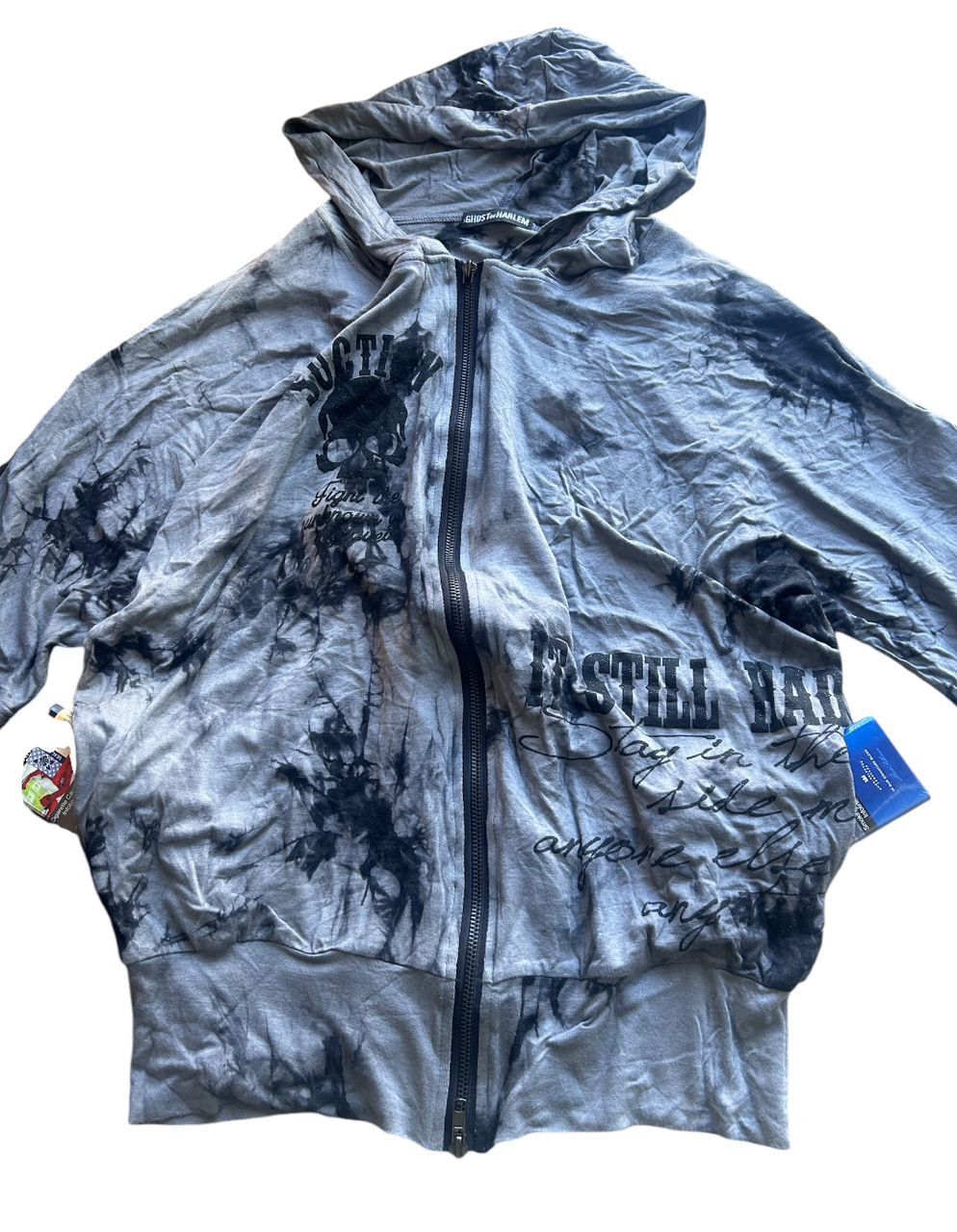 Japanese Brand Ghost of Harlem over print hoodie Size M / US 6-8 / IT 42-44 - 5 Thumbnail